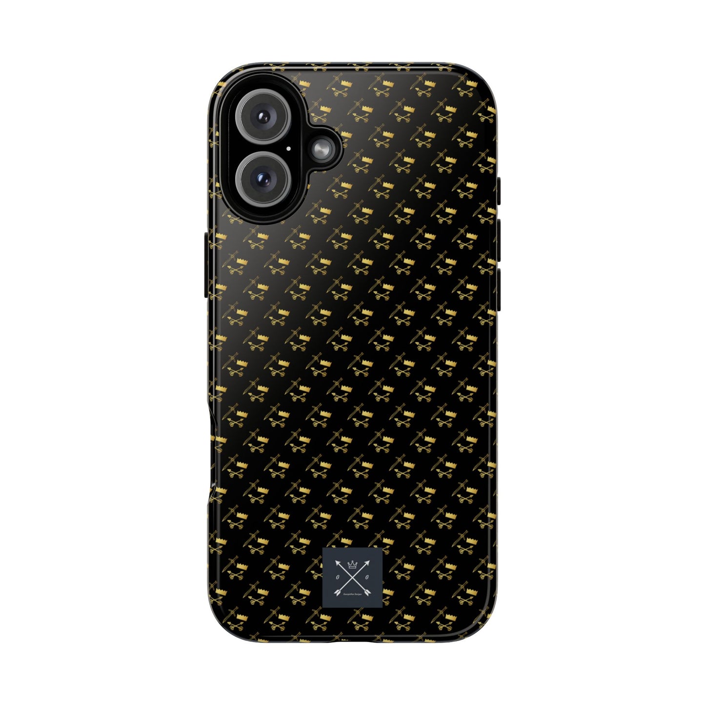 Gold and Bold Warrior Pattern - Tough Phone Cases