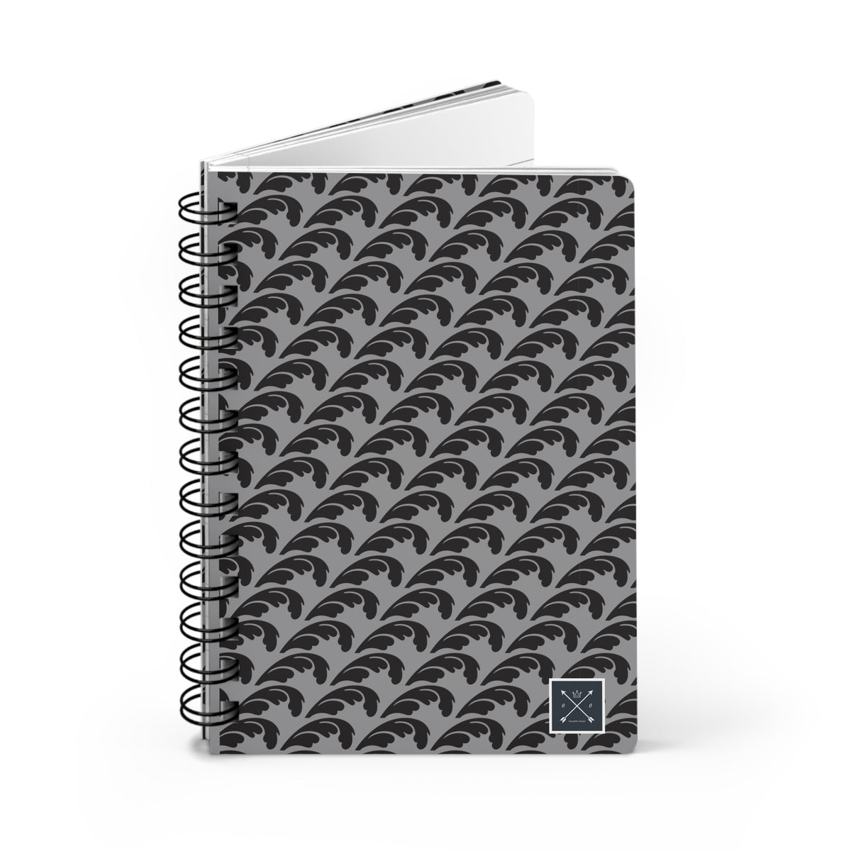 Beautiful Beloved One - Spiral Notebook - Ruled Line - blk/silver