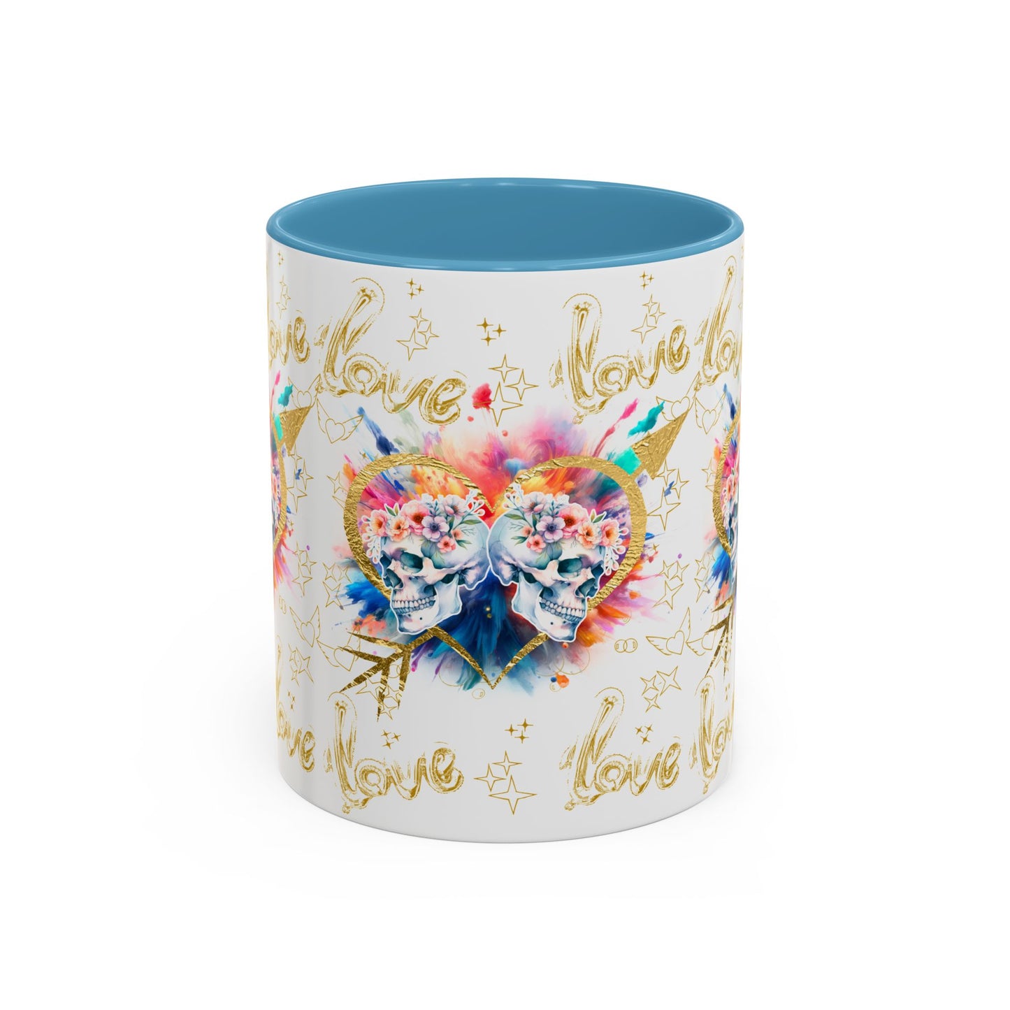 Love is Golden Watercolor - Accent Coffee Mug (11, 15oz)