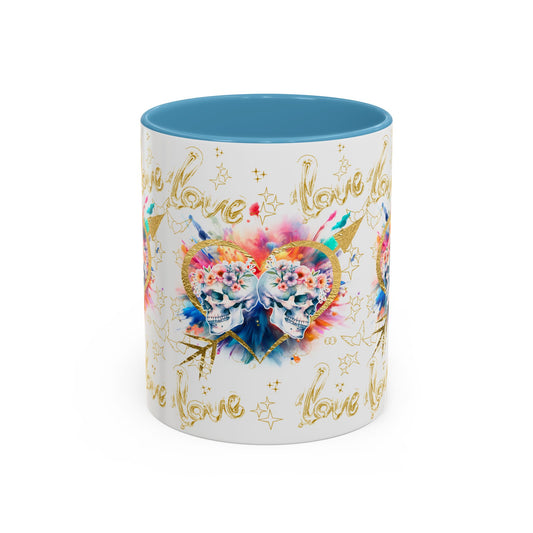 Love is Golden Watercolor - Accent Coffee Mug (11, 15oz)