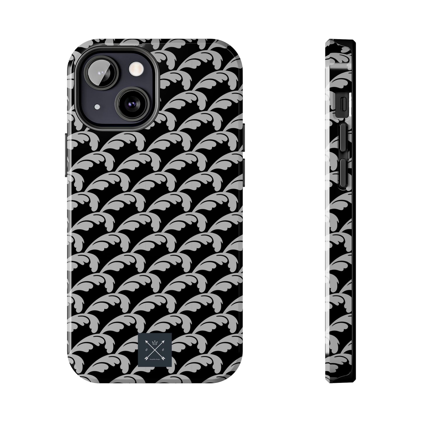 Beautiful Beloved One Flourish (silver/black) - Tough Phone Cases