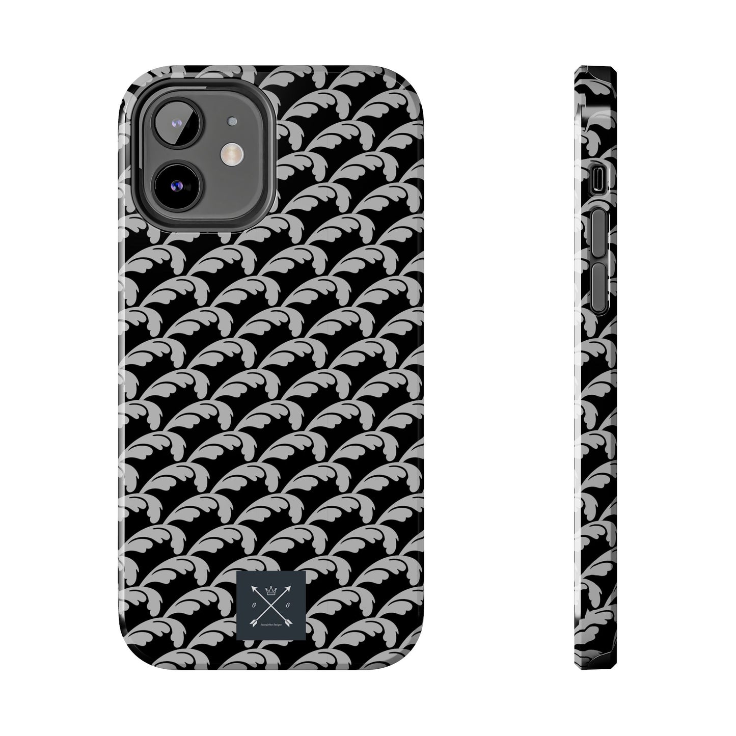 Beautiful Beloved One Flourish (silver/black) - Tough Phone Cases