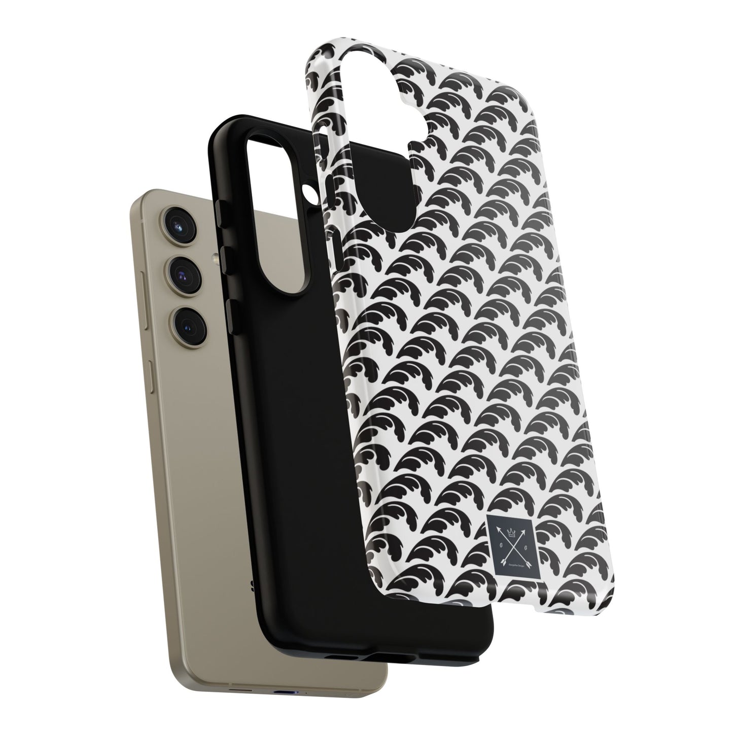 Beautiful Beloved One Flourish (black/white) - Tough Phone Cases