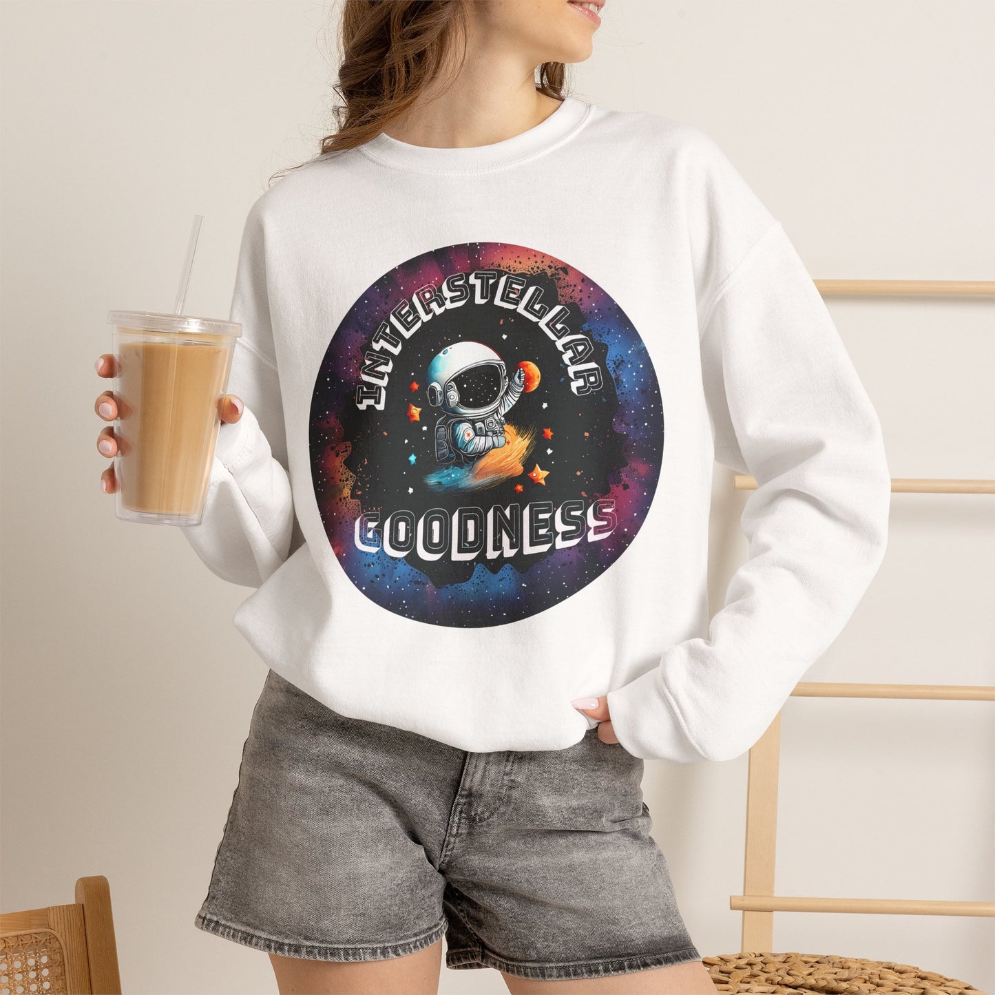 Interstellar Goodness - Unisex Crewneck Sweatshirt