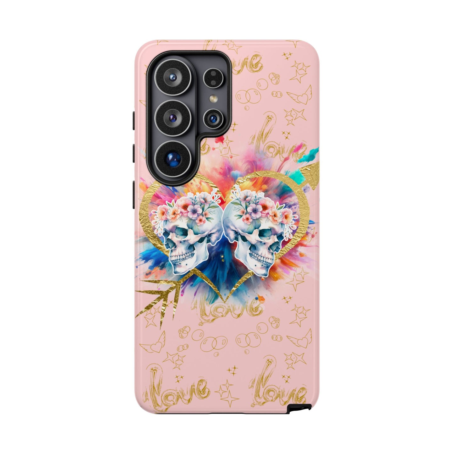 Love is Golden Watercolor (pink) - Tough Cases