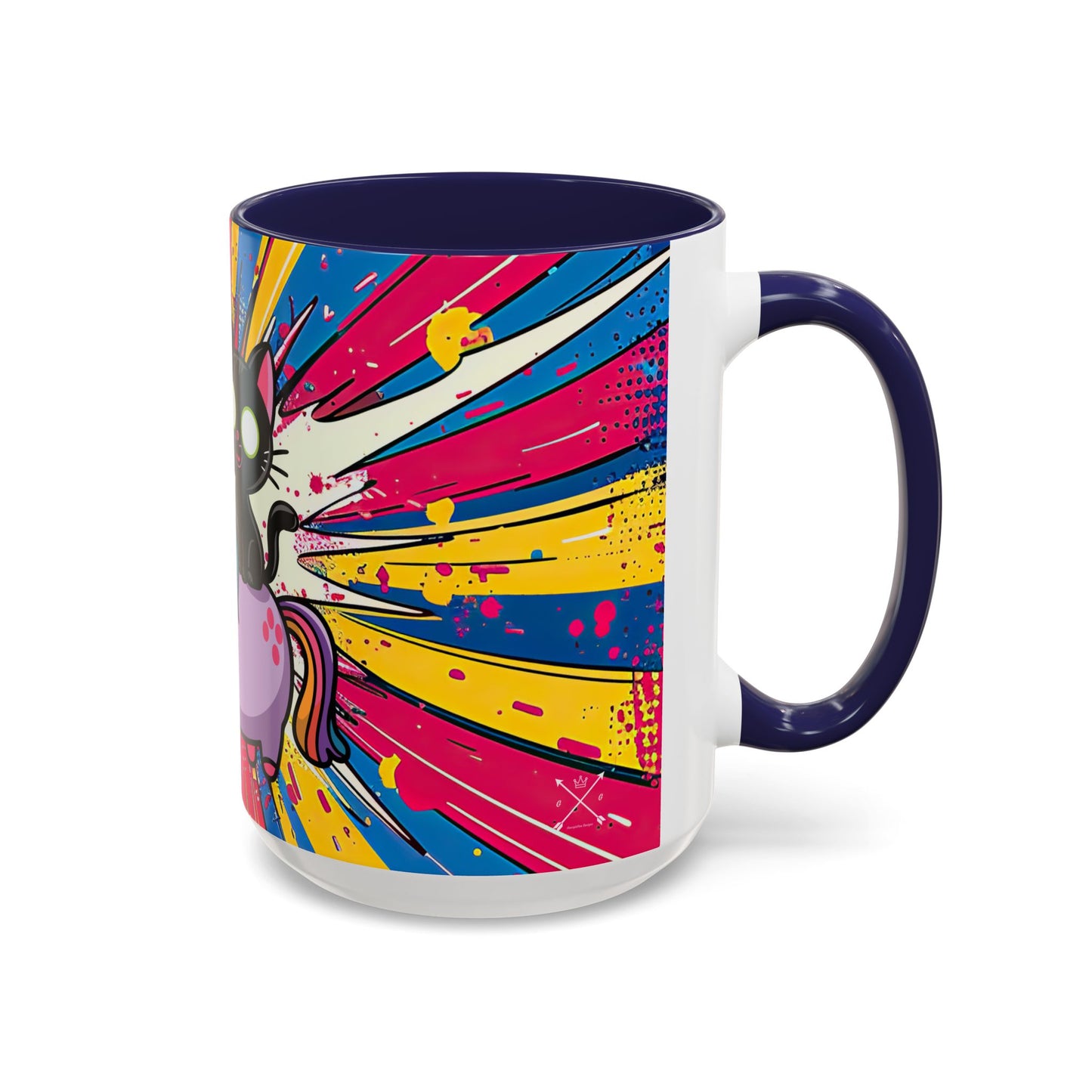 Giddy Up There's Chaos To Spread, Unicorn Cat Design - (11oz or 15oz) Coffee Mug