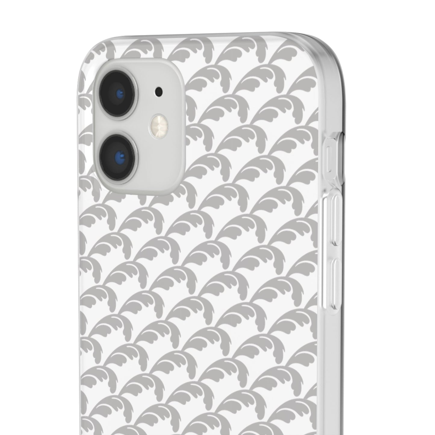 Beautiful Beloved Flourish (silver/white) - Flexi Phone Cases