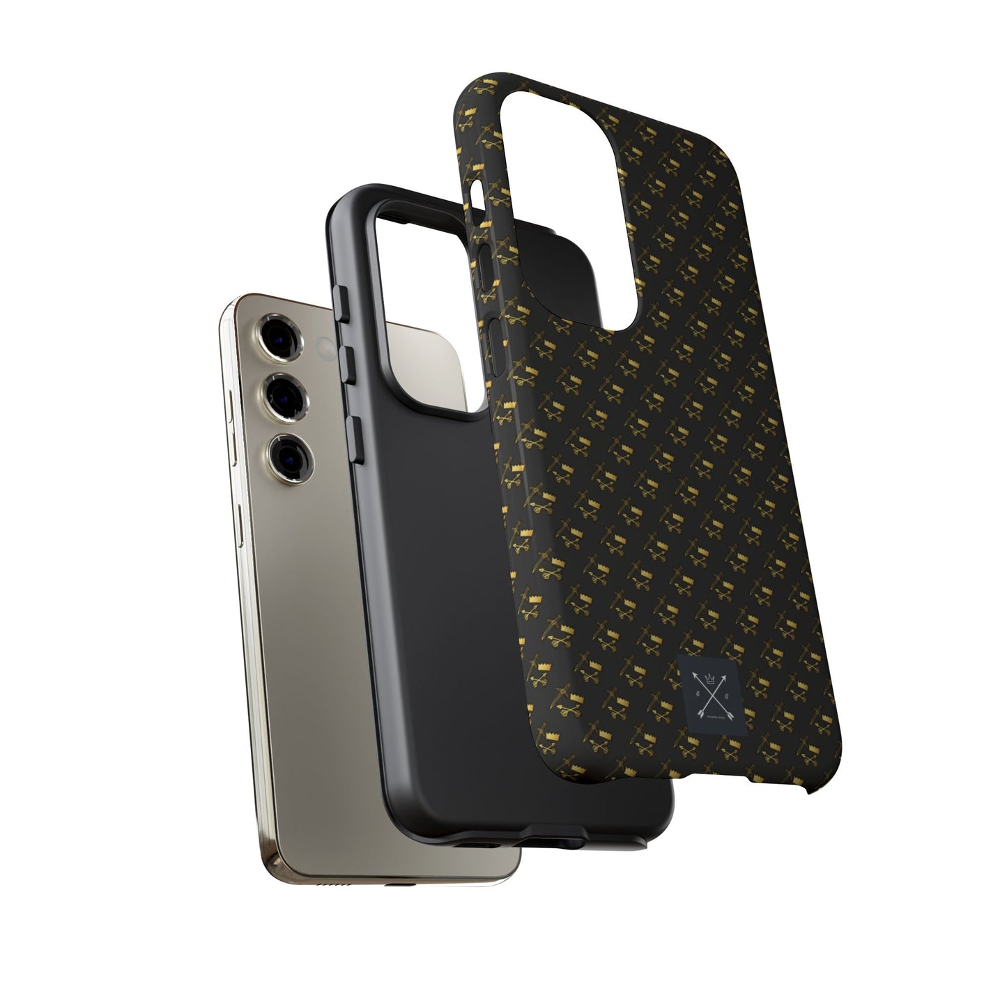 Gold and Bold Warrior Pattern - Tough Phone Cases