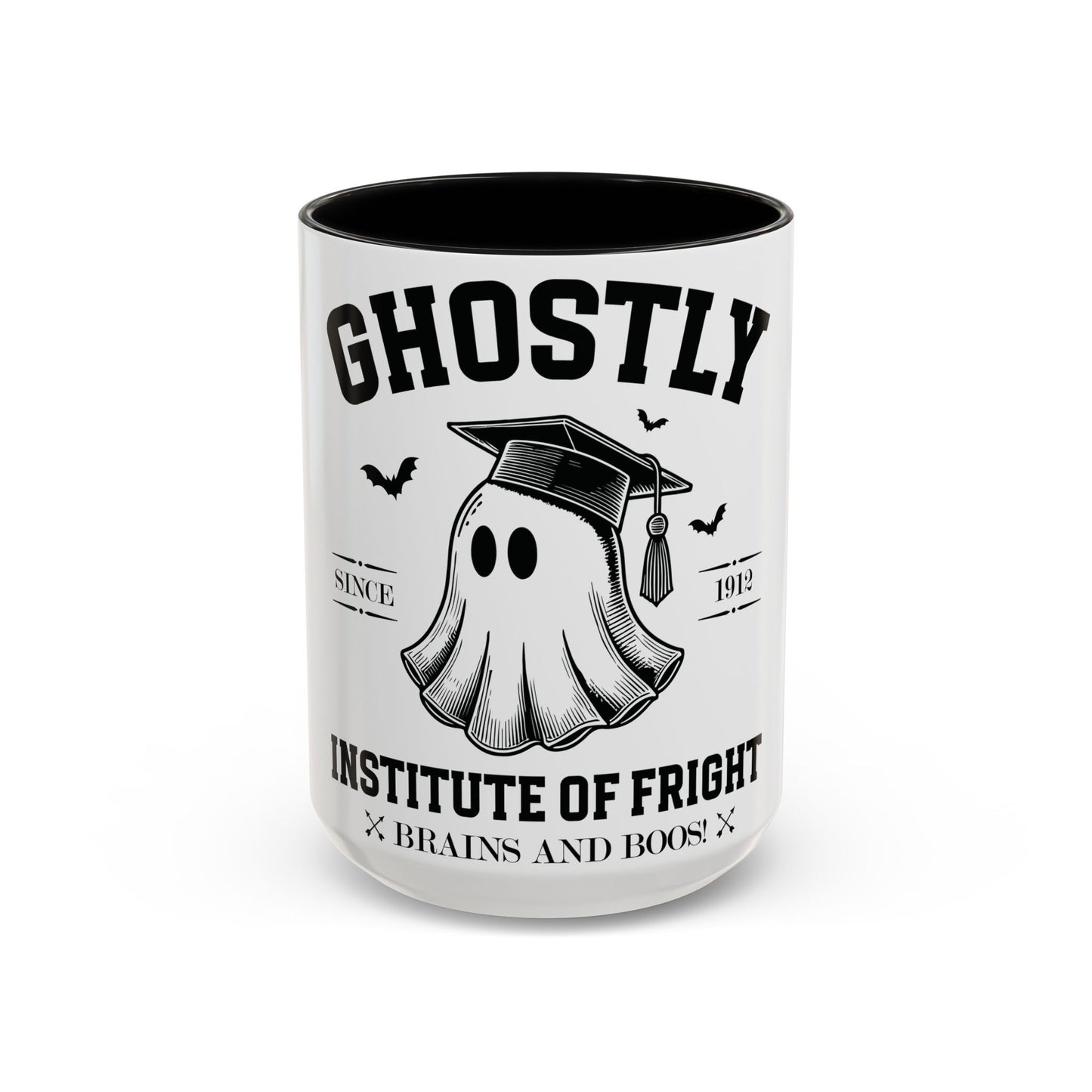 Ghostly Institute of Fright - Accent Coffee Mug (11, 15oz)