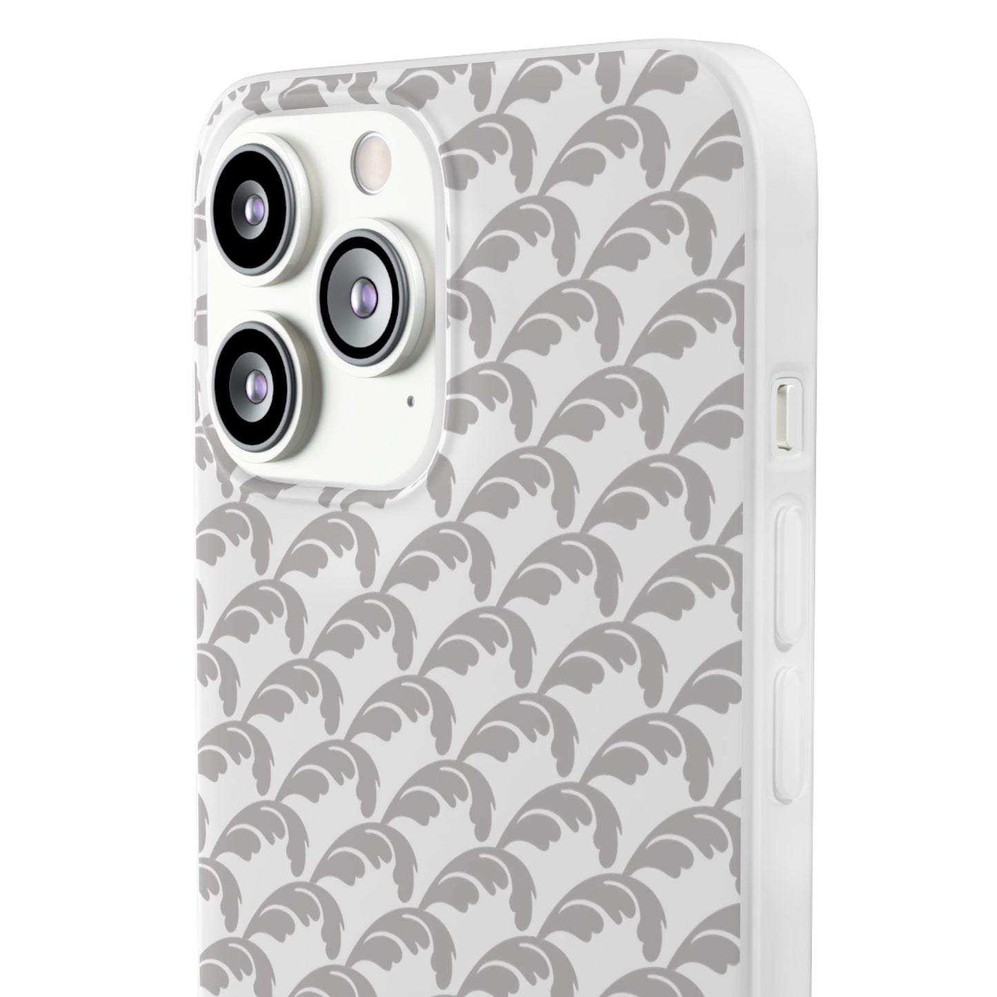 Beautiful Beloved Flourish (silver/white) - Flexi Phone Cases