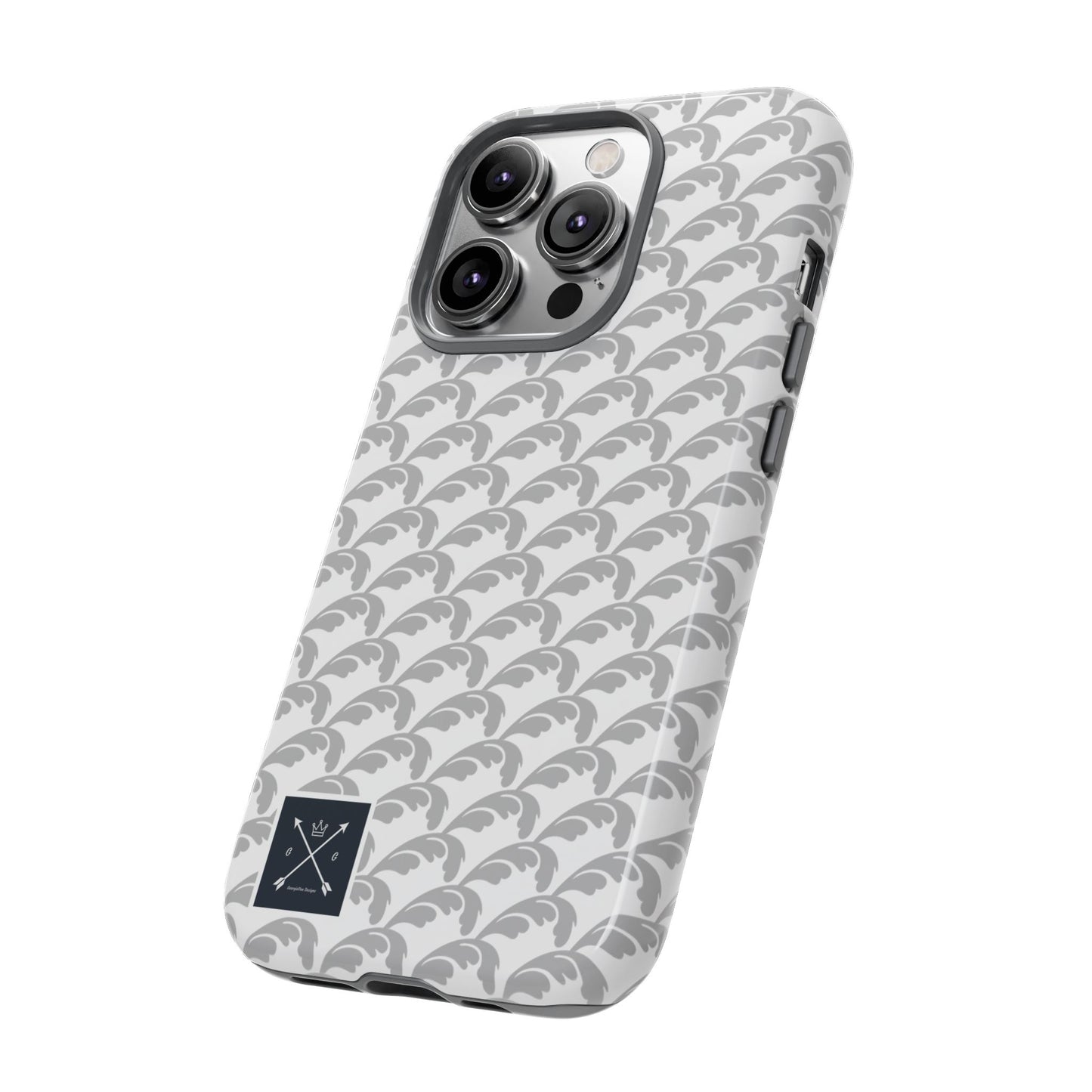 Beautiful Beloved Flourish (silver/white) - Tough Phone Cases