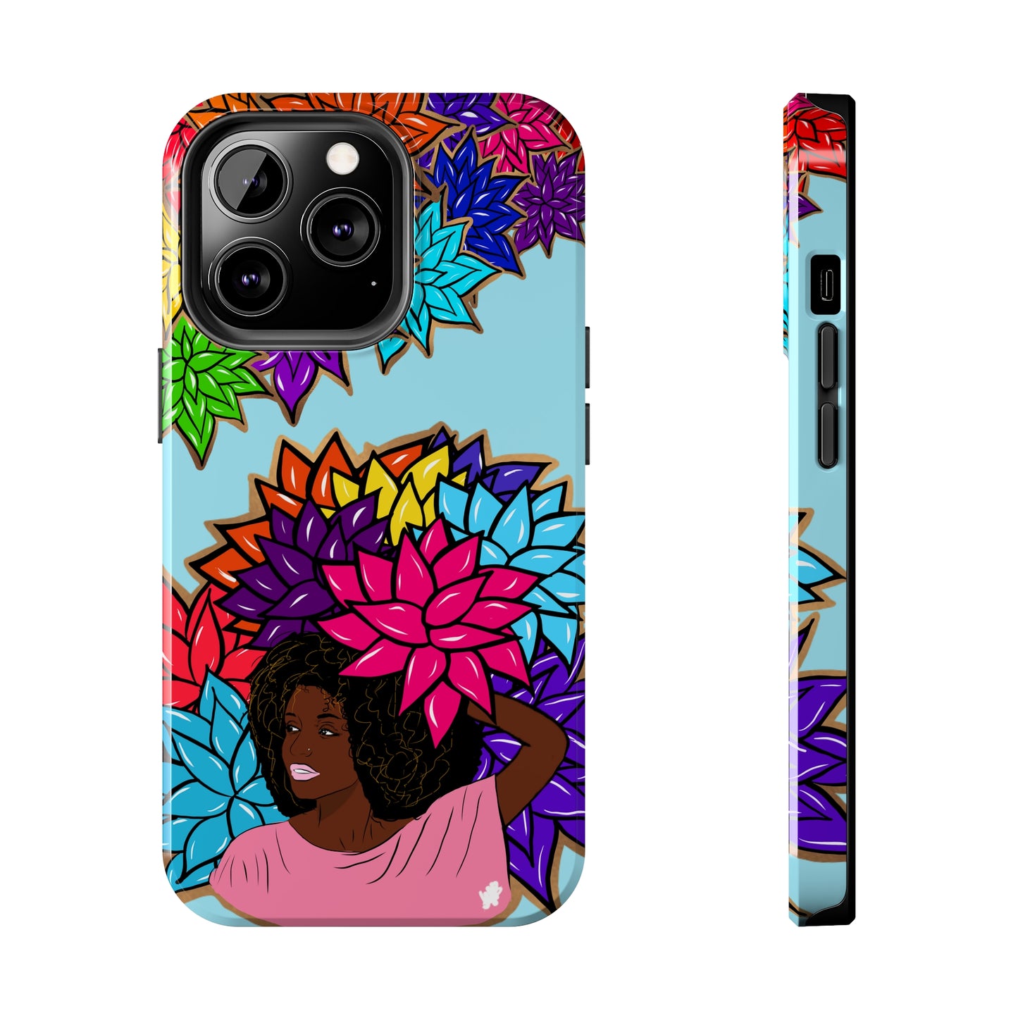 Beauty with Flowers - Tough Phone Cases
