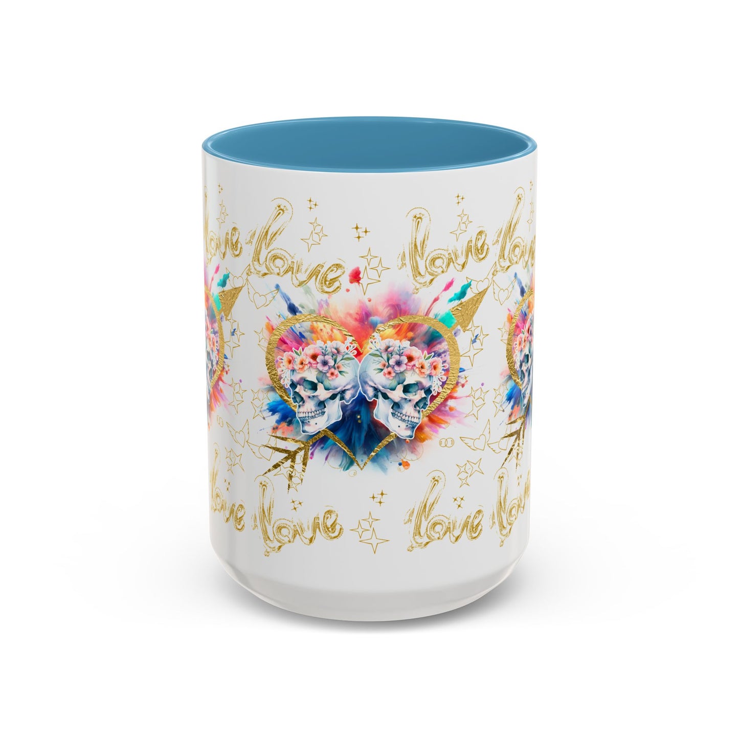 Love is Golden Watercolor - Accent Coffee Mug (11, 15oz)