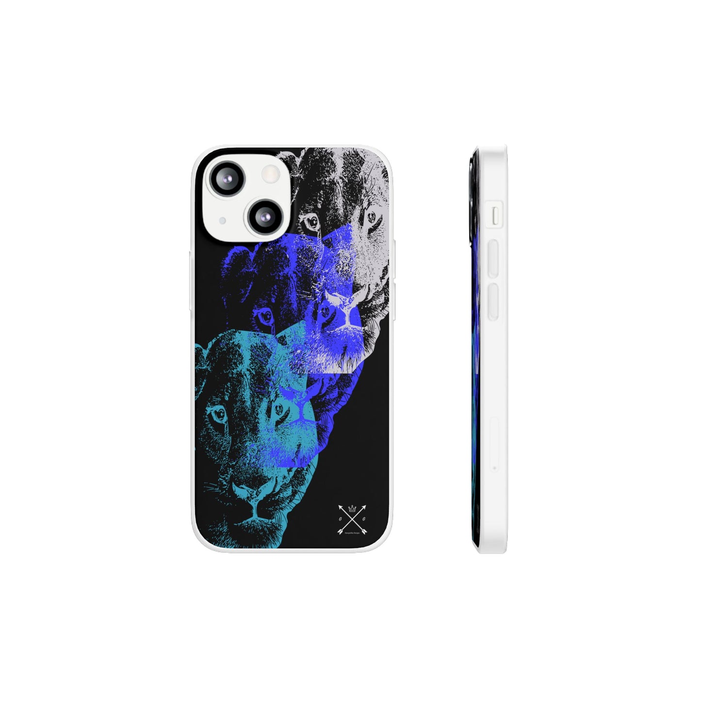 Lioness Arising (black/blue/silver) - Flexi Cases