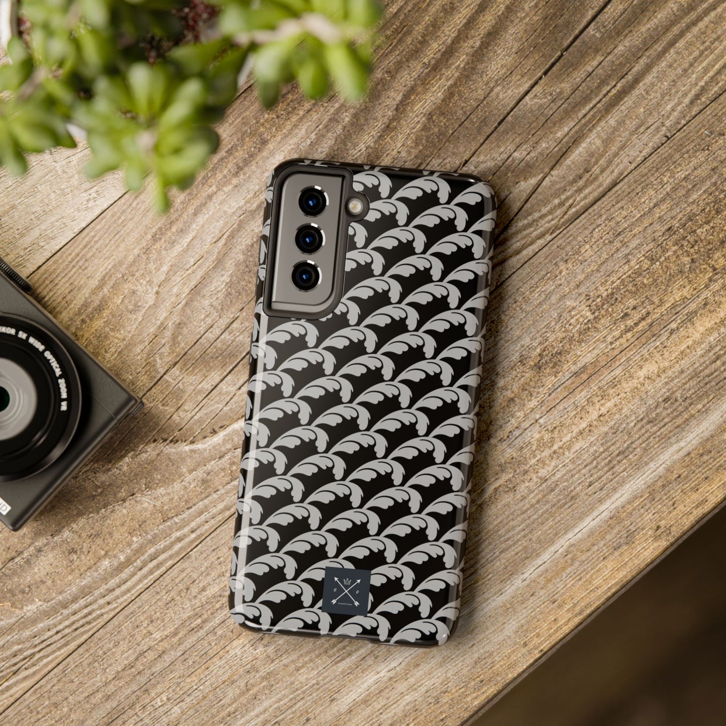 Beautiful Beloved One Flourish (silver/black) - Tough Phone Cases