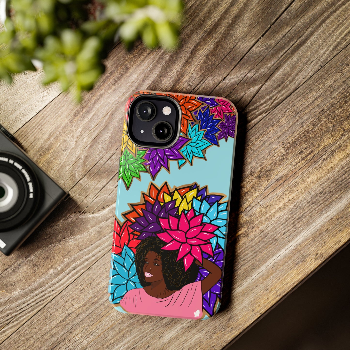 Beauty with Flowers - Tough Phone Cases