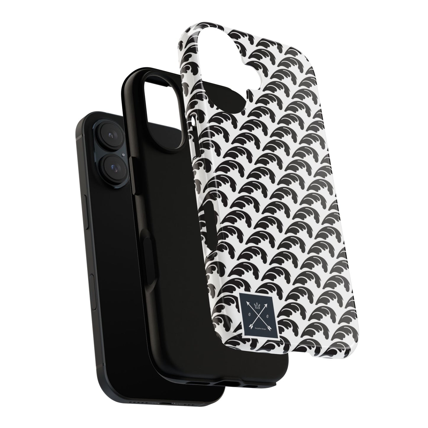 Beautiful Beloved One Flourish (black/white) - Tough Phone Cases
