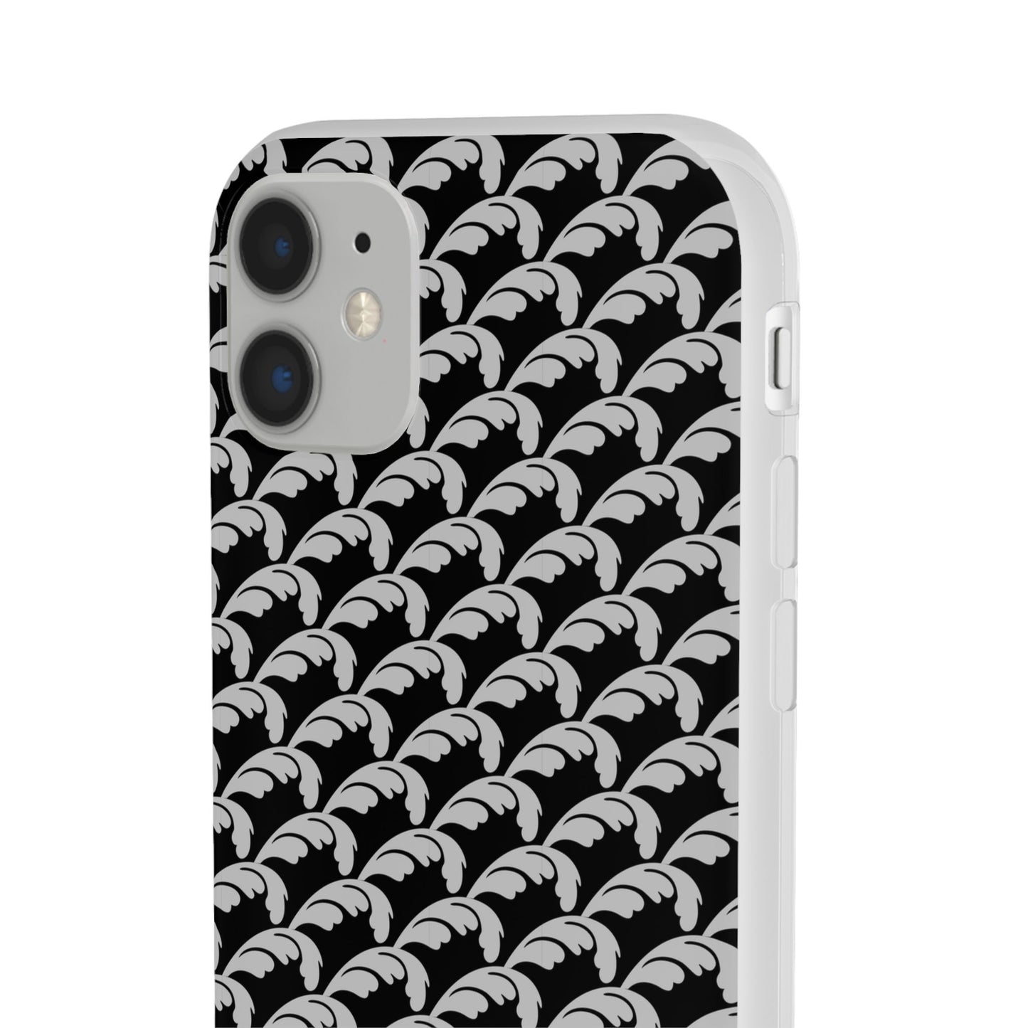 Beautiful Beloved Flourish (silver/black) - Flexi Phone Cases