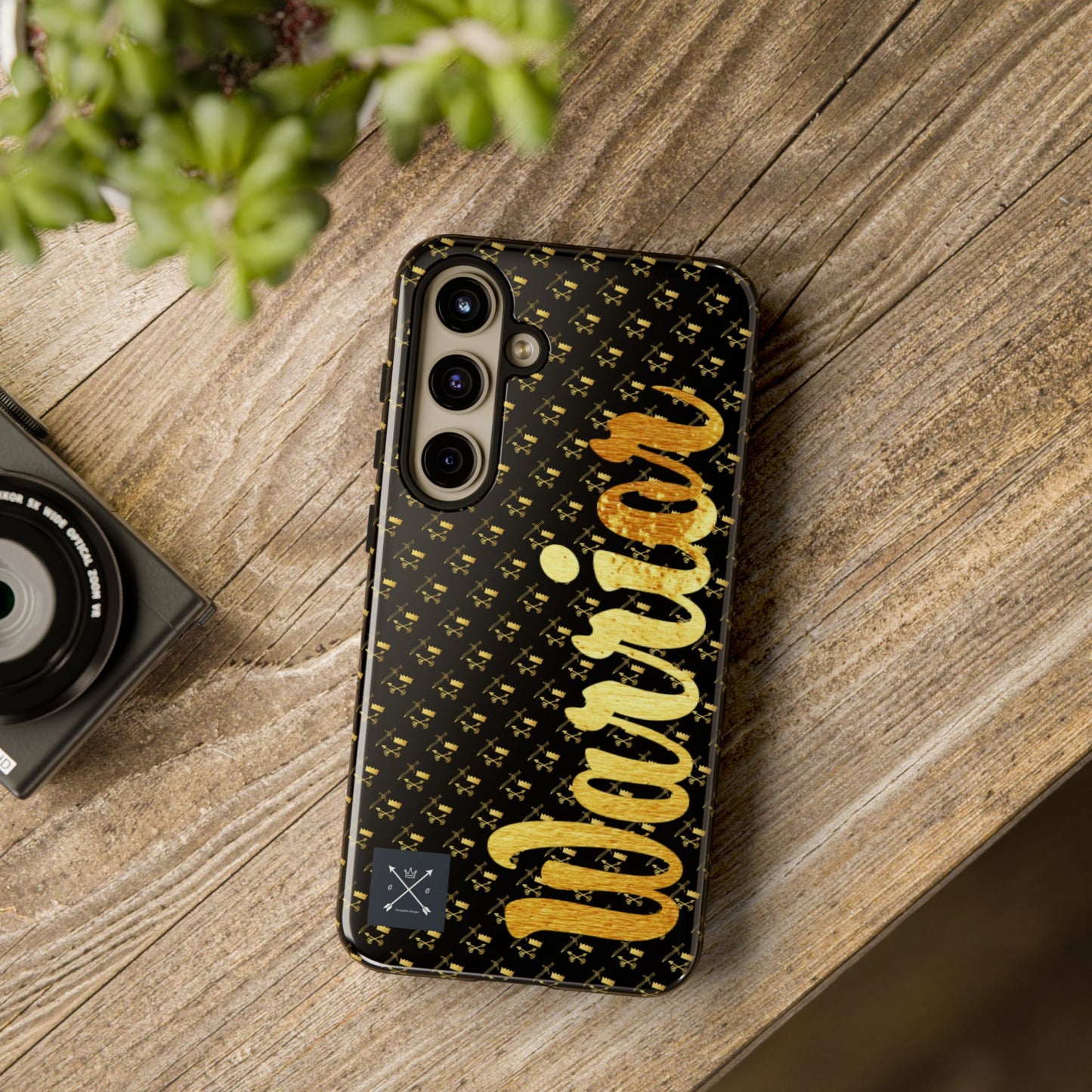 Gold and Bold Warrior - Tough Phone Cases