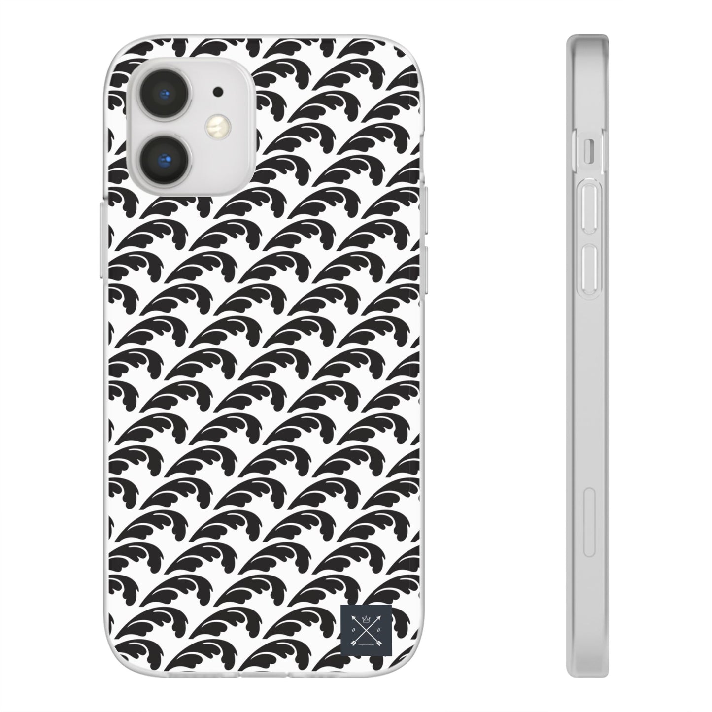 Beautiful Beloved Flourish (black/white) - Flexi Cases