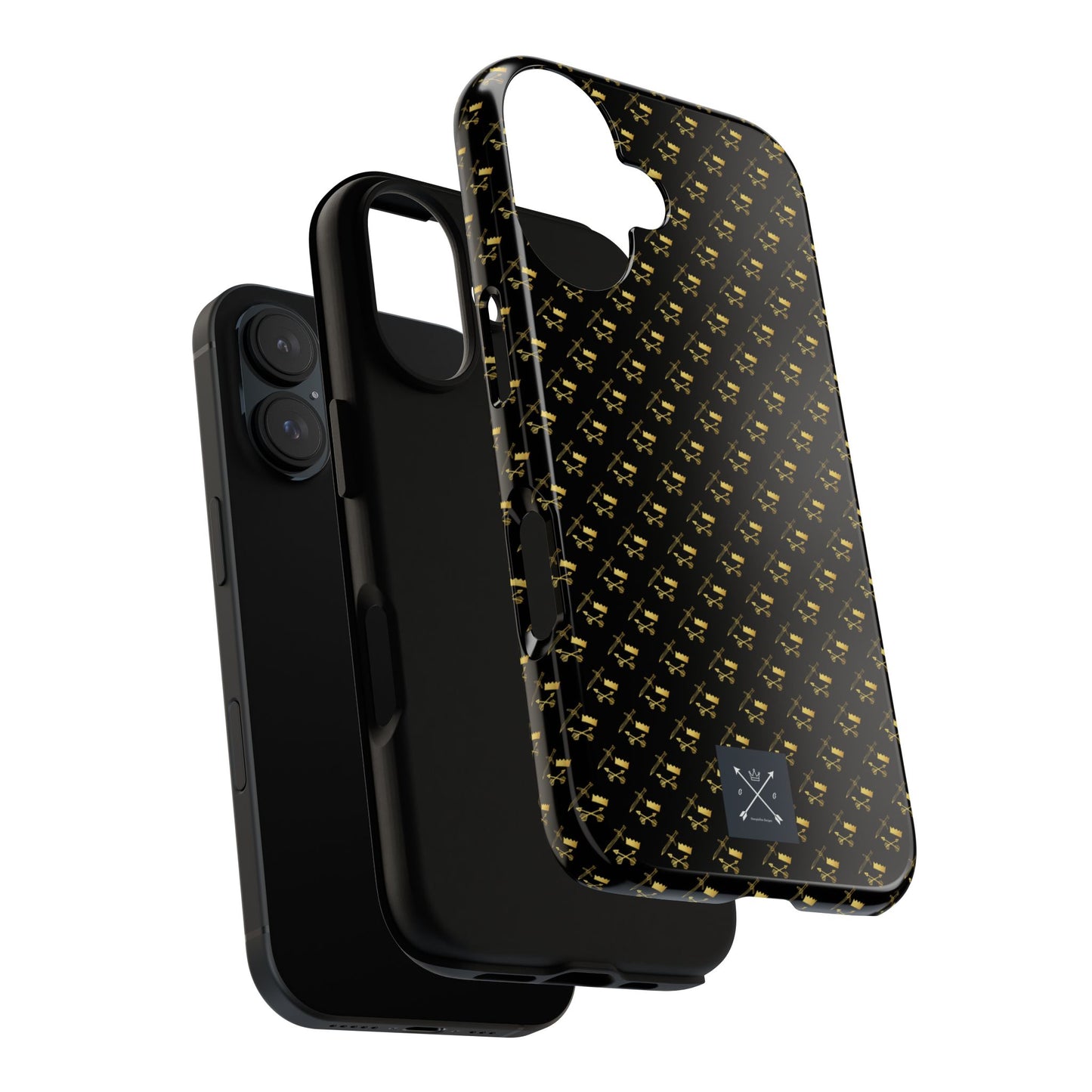 Gold and Bold Warrior Pattern - Tough Phone Cases