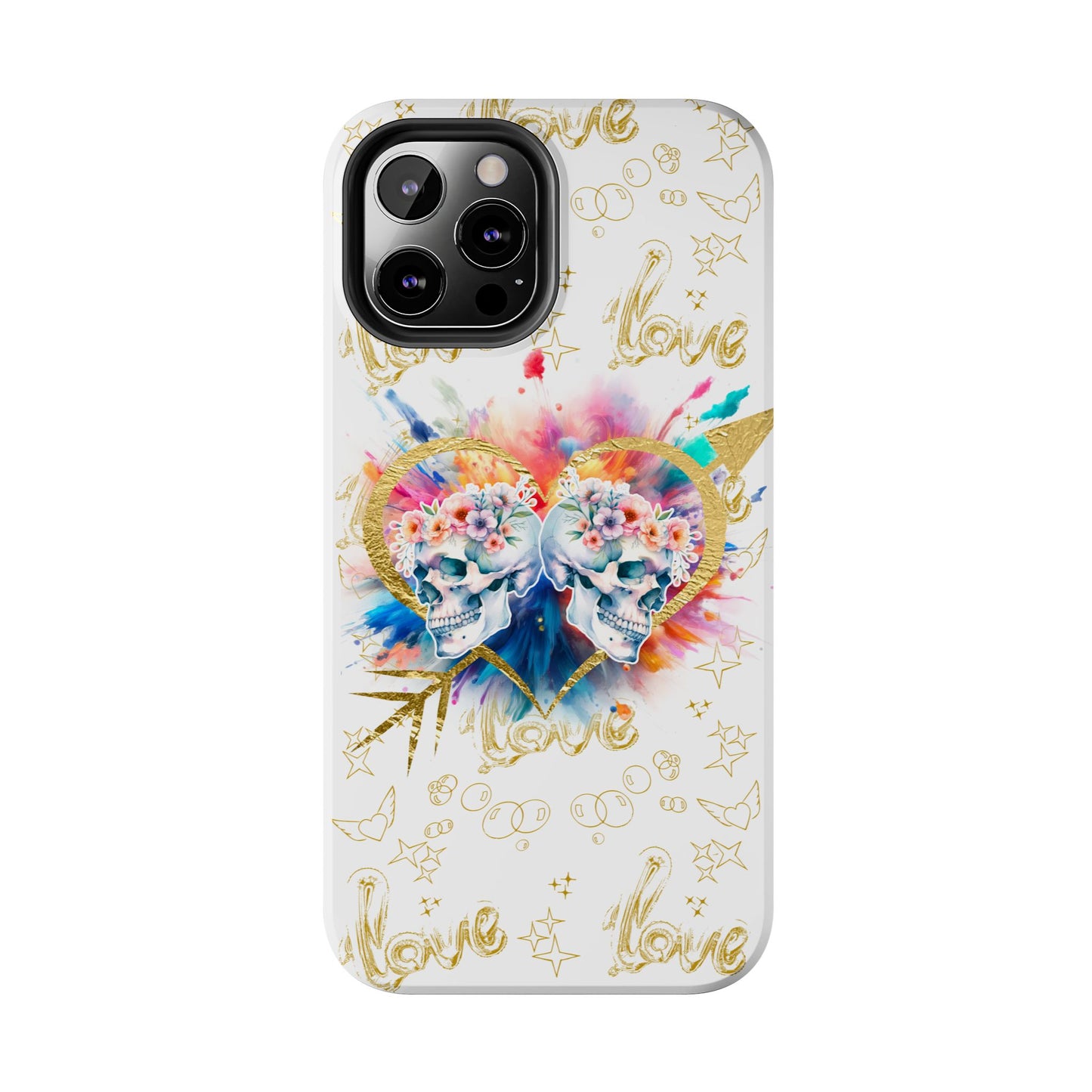 Love is Golden Watercolor - Tough Phone Cases