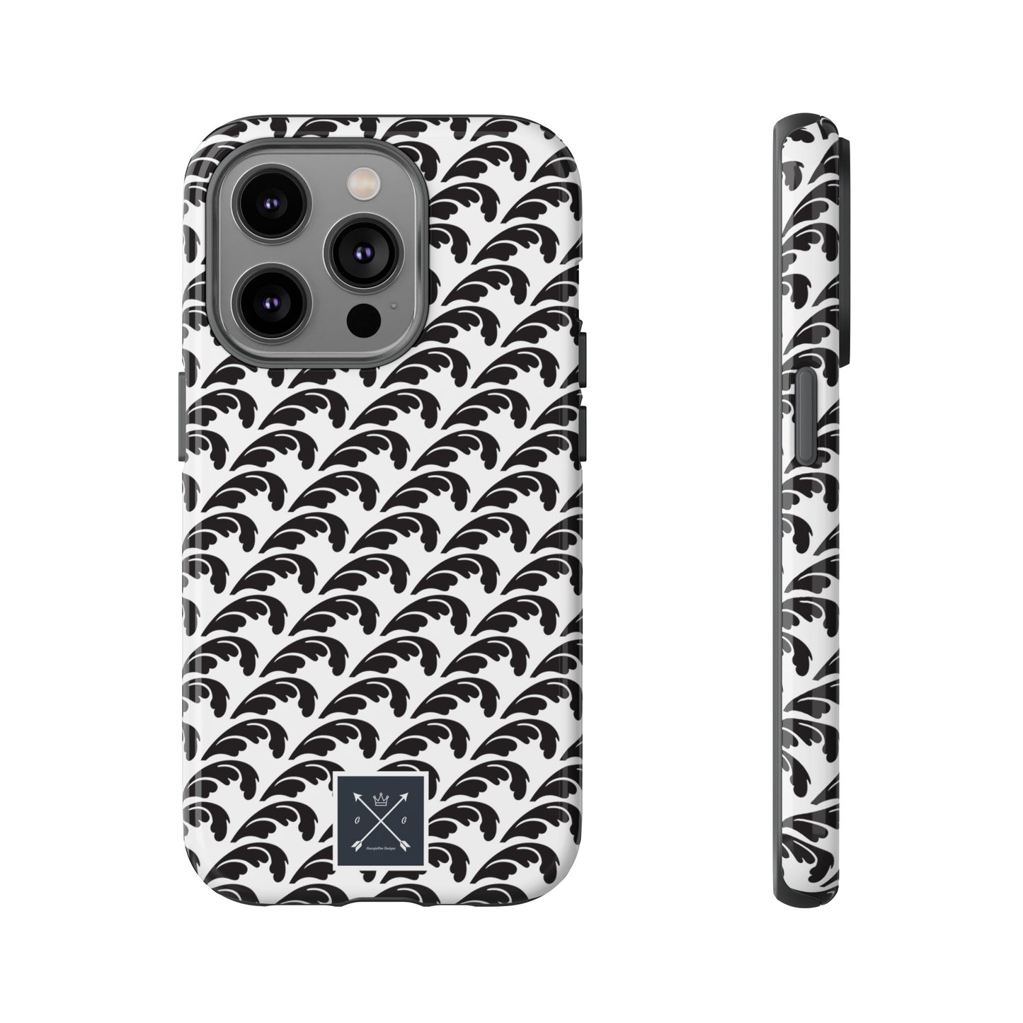 Beautiful Beloved One Flourish (black/white) - Tough Phone Cases