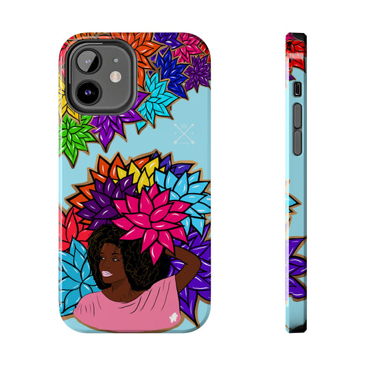 Beauty with Flowers - Tough Phone Cases