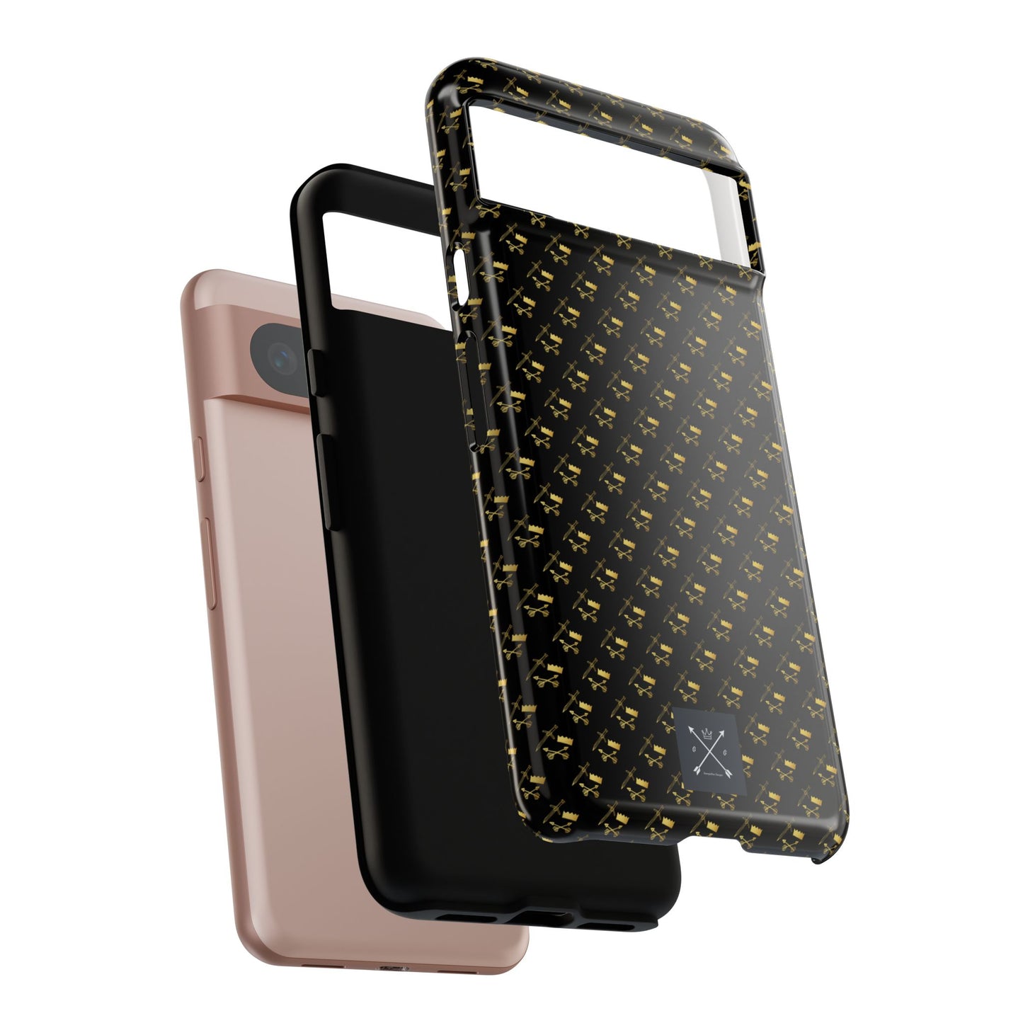 Gold and Bold Warrior Pattern - Tough Phone Cases