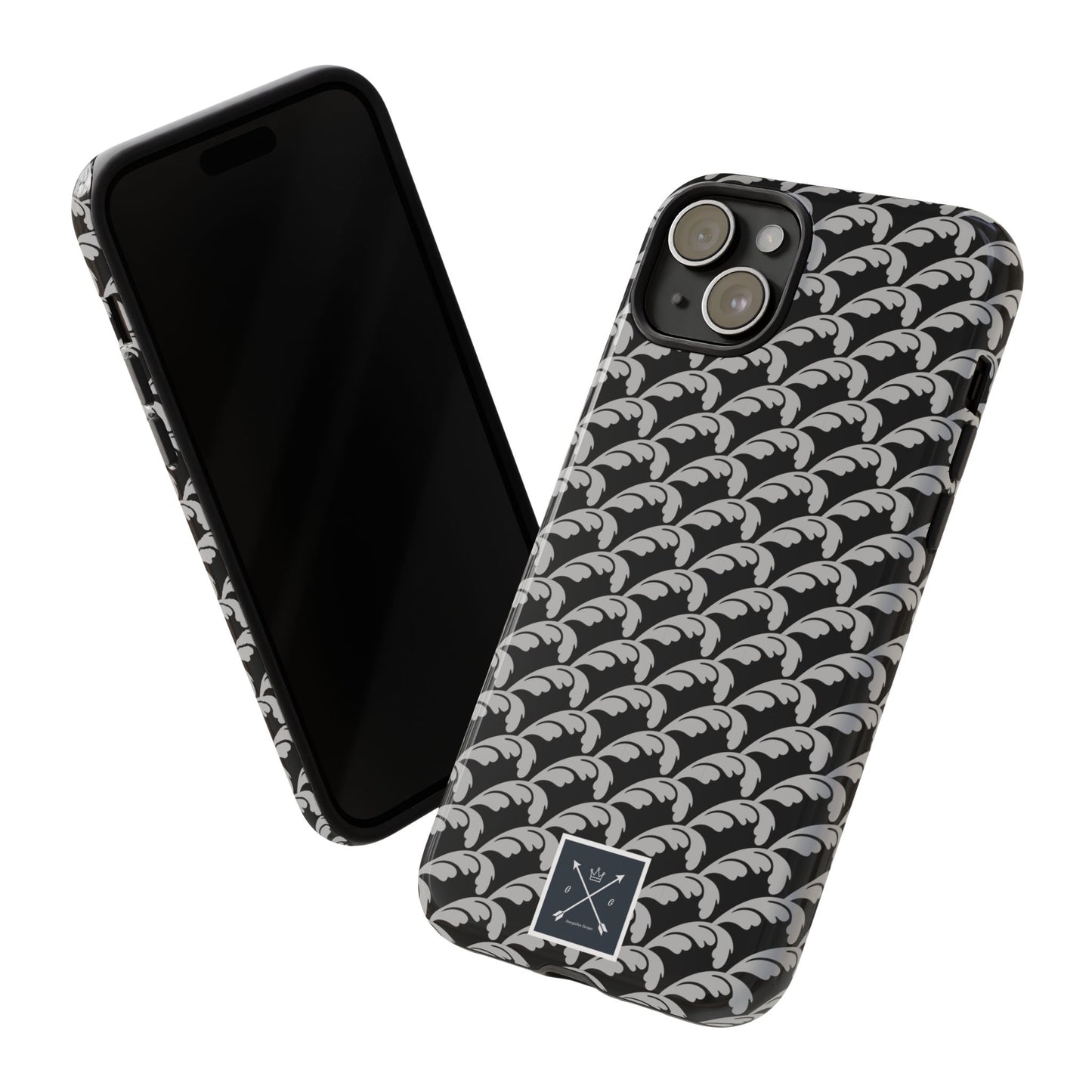 Beautiful Beloved One Flourish (black/silver) - Tough Phone Cases
