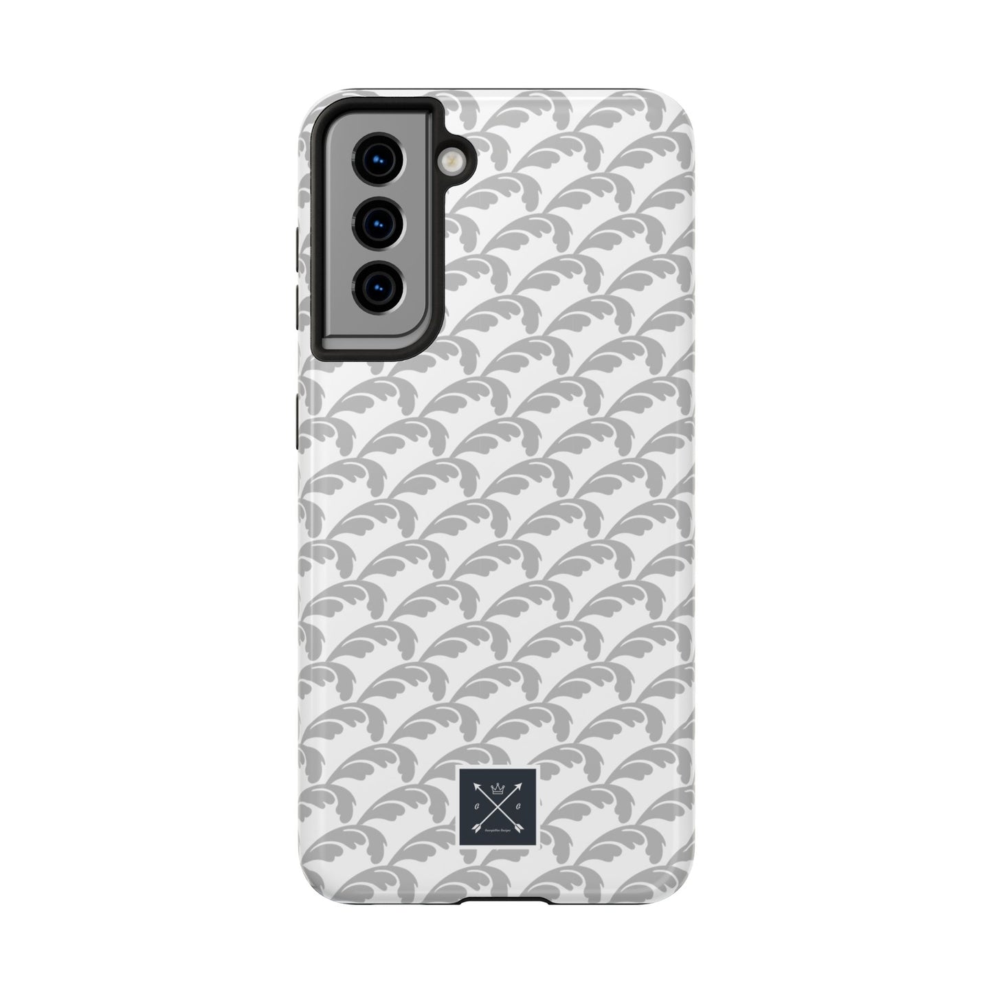 Beautiful Beloved Flourish (white/silver) - Tough Phone Cases