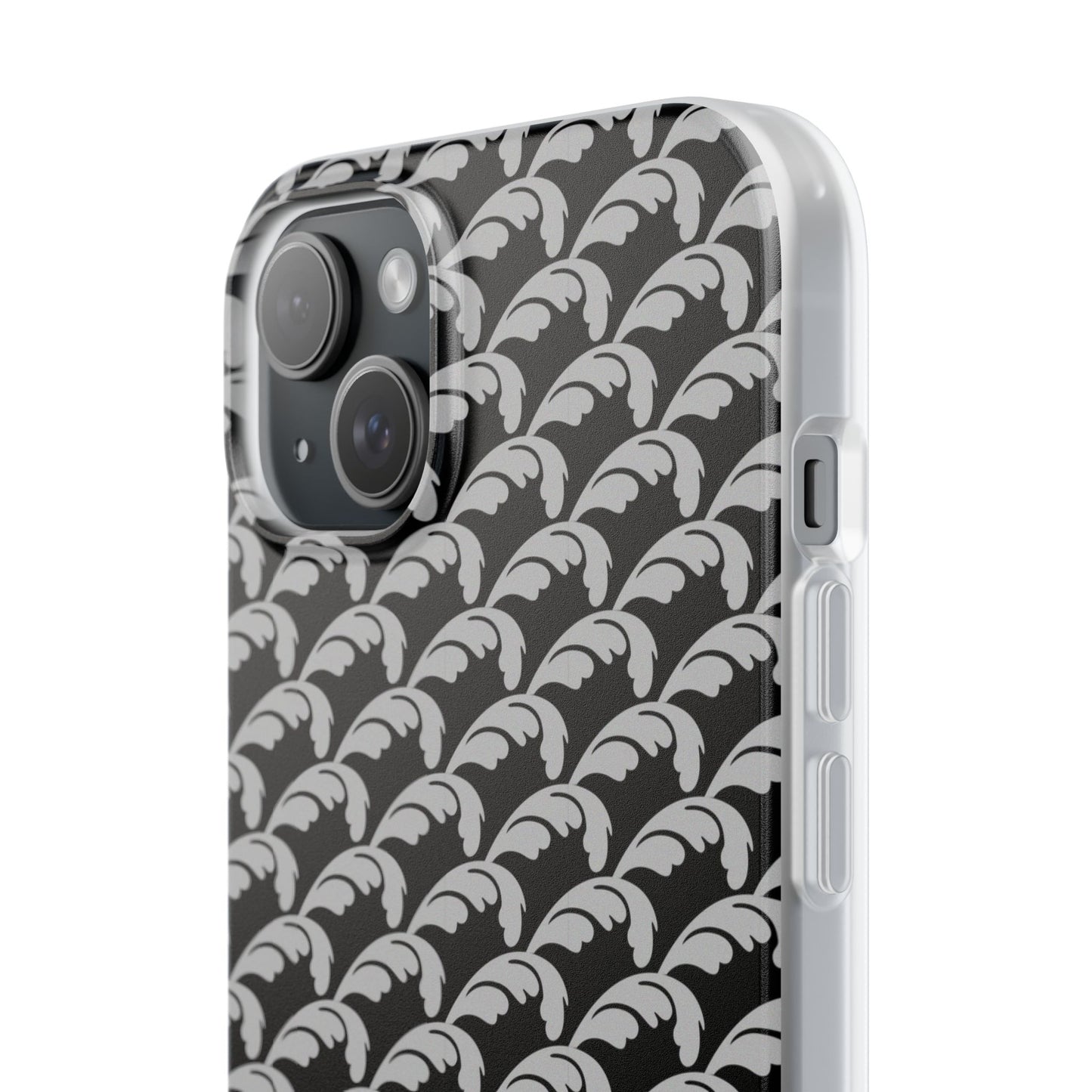 Beautiful Beloved Flourish (silver/black) - Flexi Phone Cases