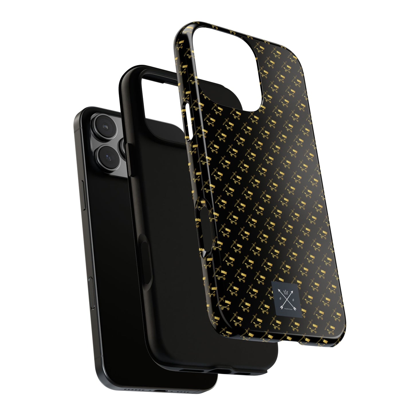 Gold and Bold Warrior Pattern - Tough Phone Cases