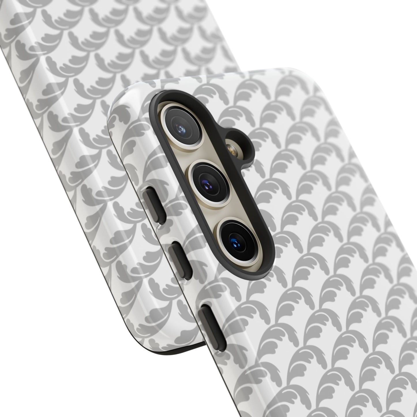 Beautiful Beloved Flourish (silver/white) - Tough Phone Cases