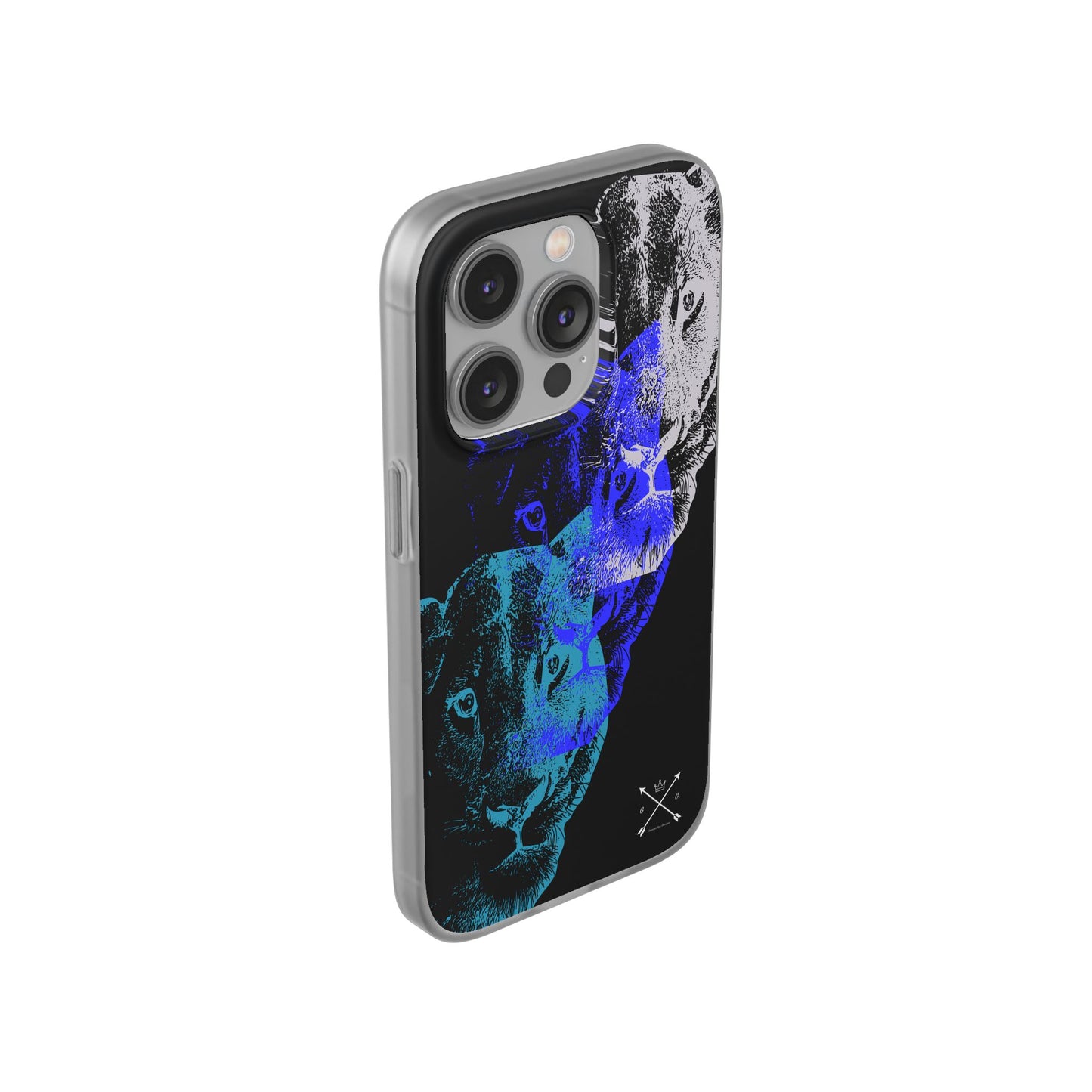 Lioness Arising (black/blue/silver) - Flexi Cases