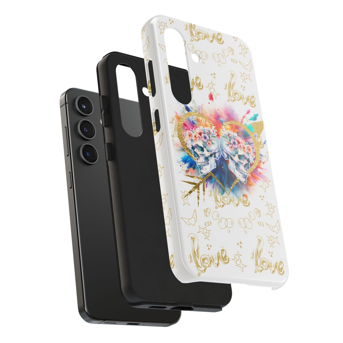 Love is Golden Watercolor - Tough Phone Cases