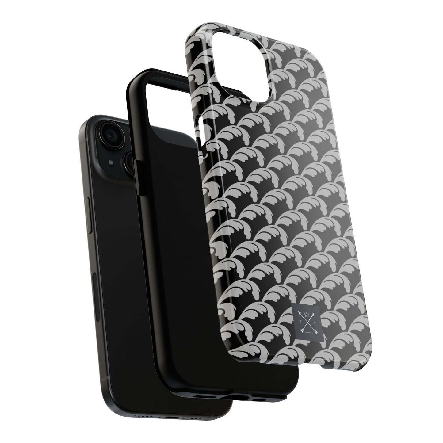 Beautiful Beloved One Flourish (silver/black) - Tough Phone Cases