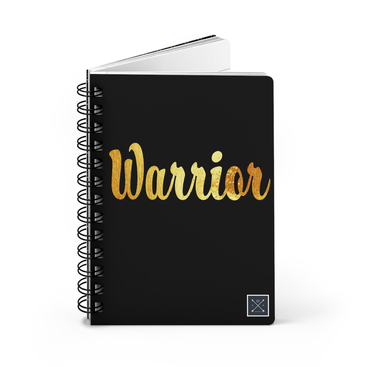 Gold and Bold Warrior - Spiral Notebook - Ruled Line
