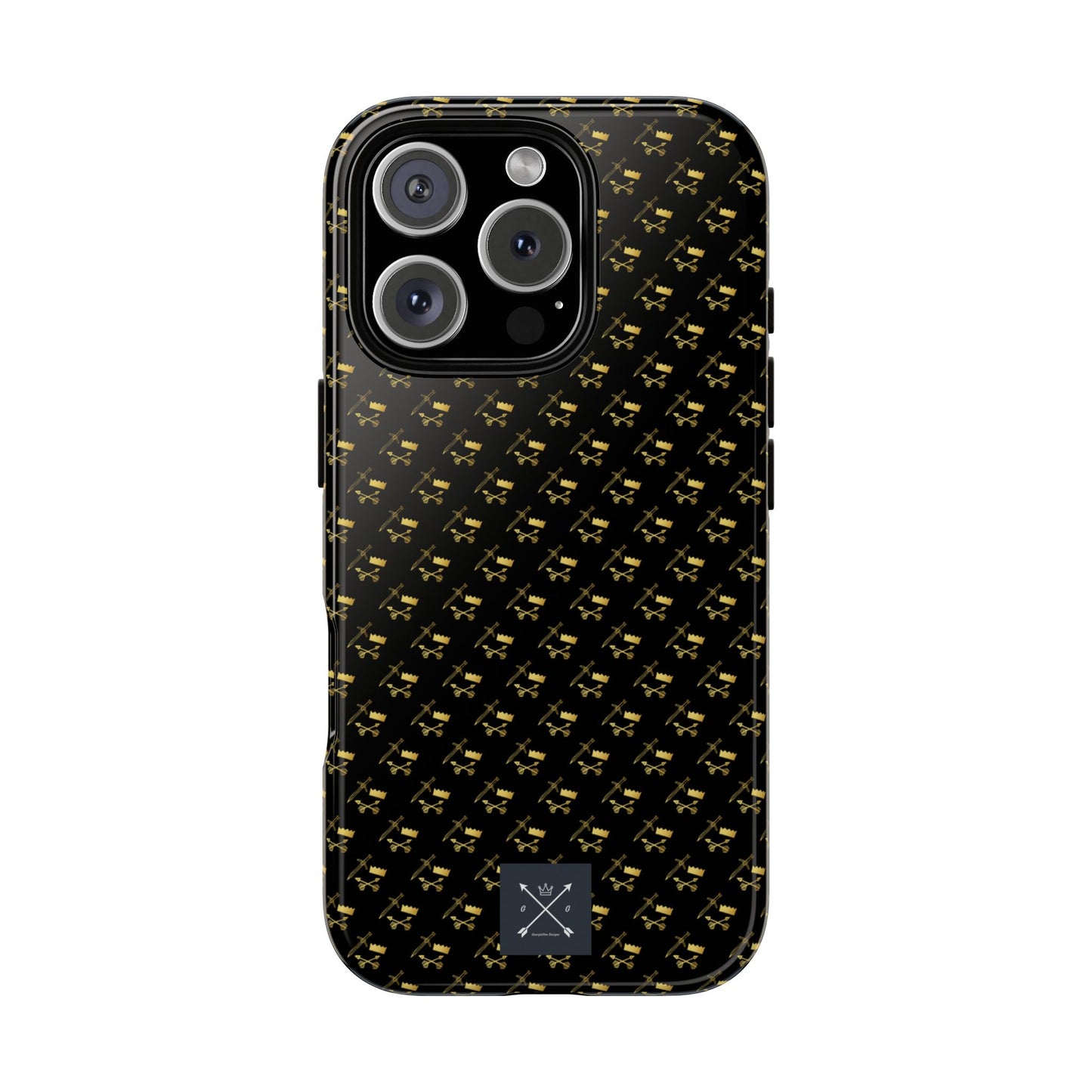 Gold and Bold Warrior Pattern - Tough Phone Cases