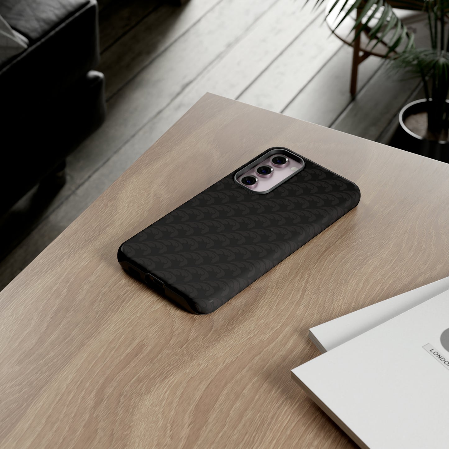 Beautiful Beloved One Flourish (black/black) - Tough Phone Cases