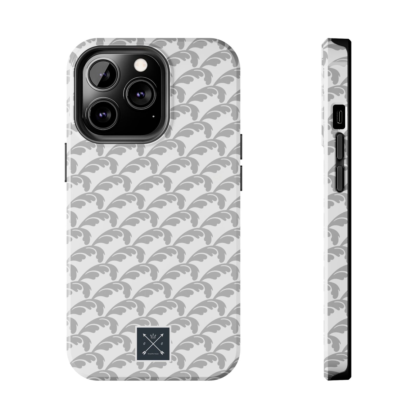 Beautiful Beloved Flourish (white/silver) - Tough Phone Cases