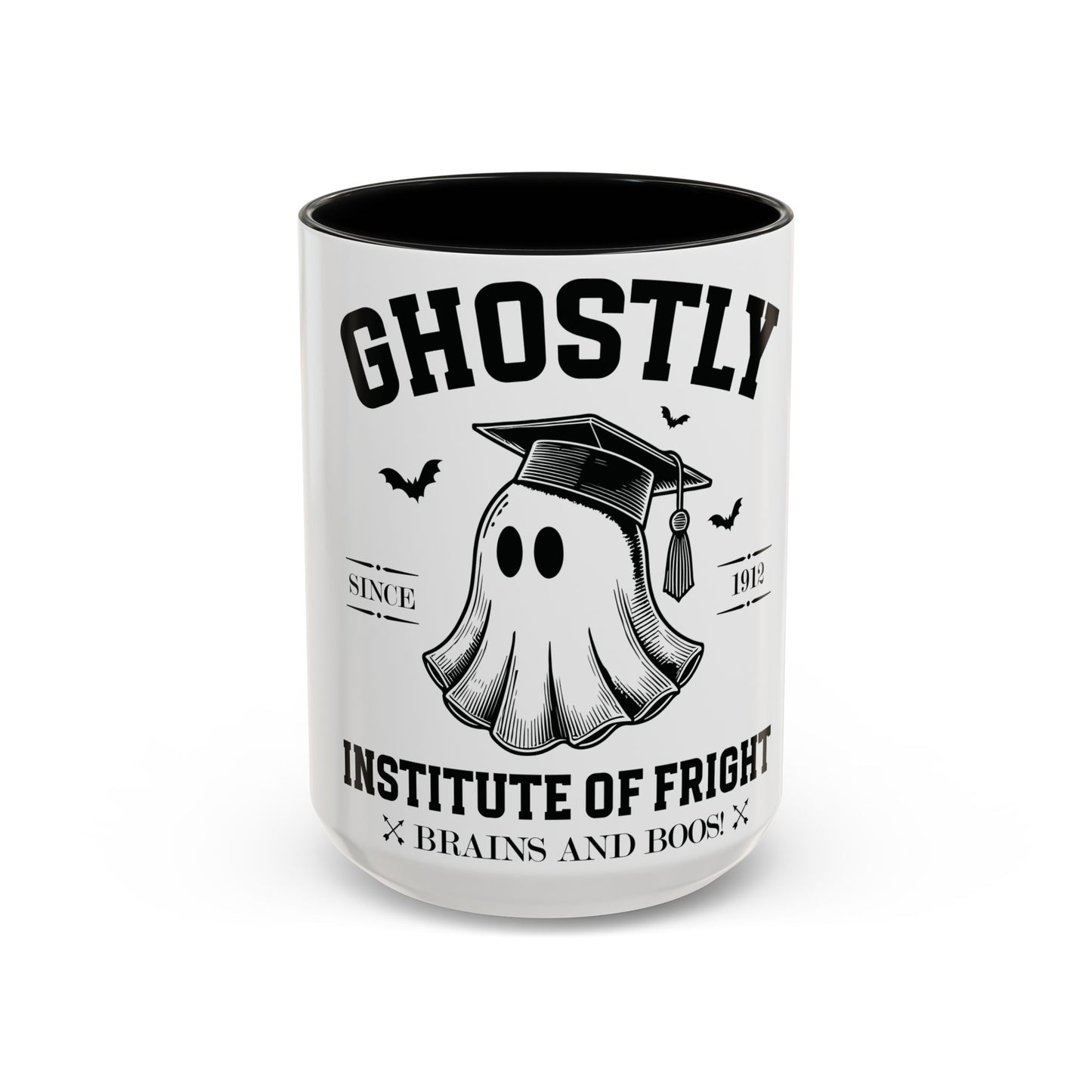 Ghostly Institute of Fright - Accent Coffee Mug (11, 15oz)