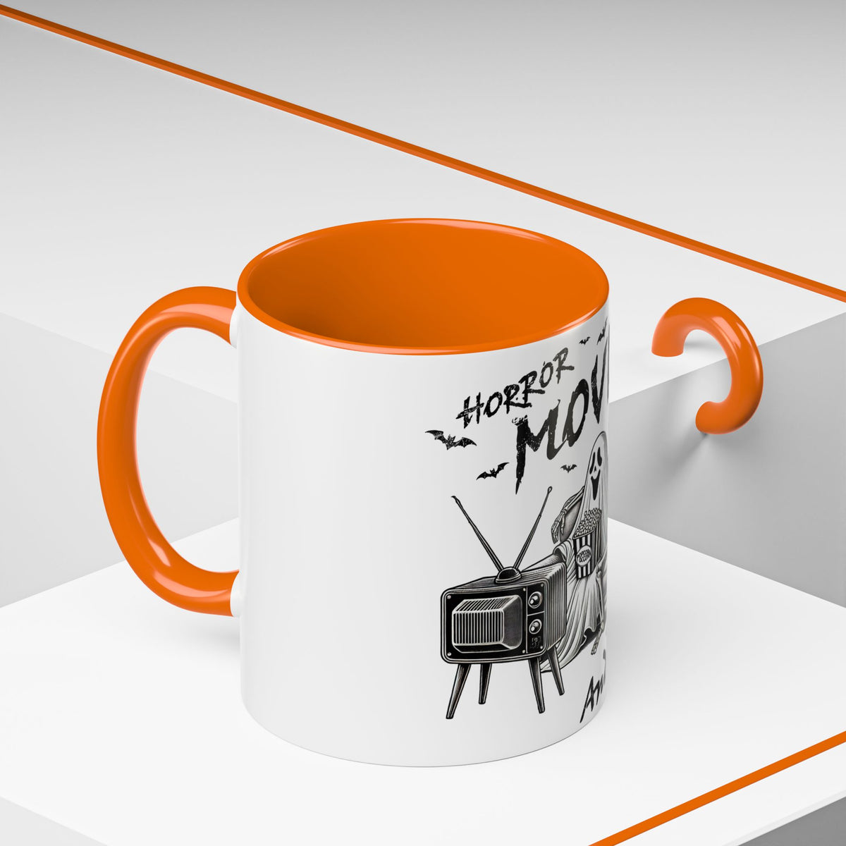 Horror Movies and Chill - Accent Coffee Mug (11, 15oz)