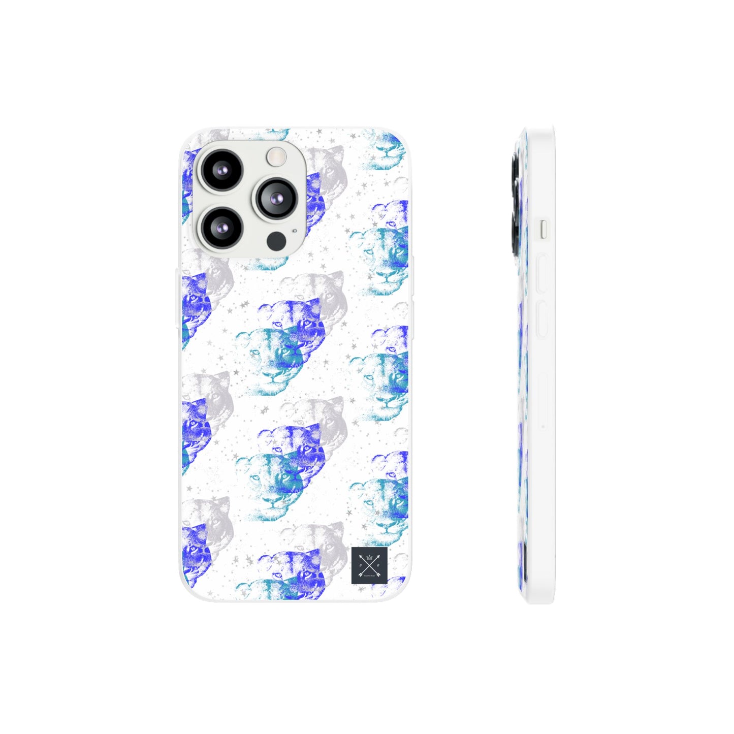 Lioness Arising (white/blue) - Flexi Phone Cases