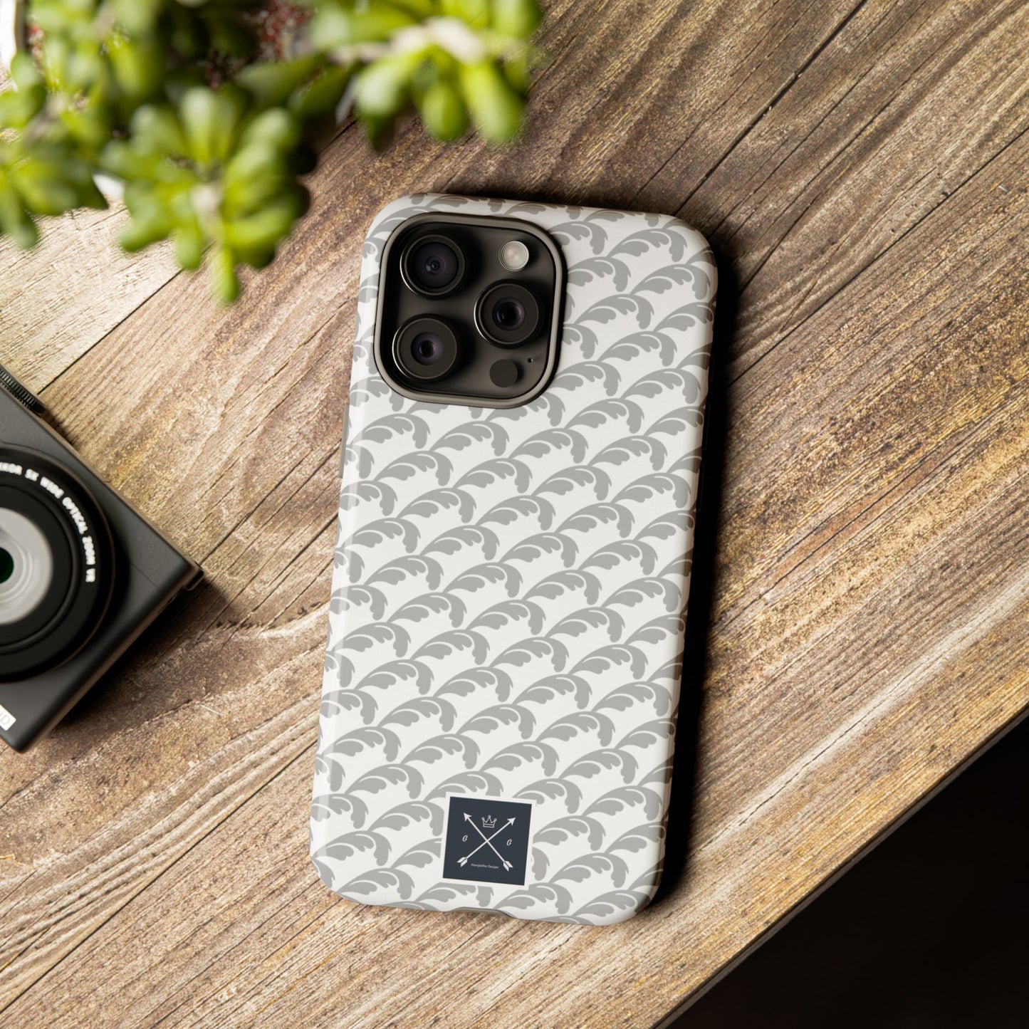 Beautiful Beloved Flourish (silver/white) - Tough Phone Cases