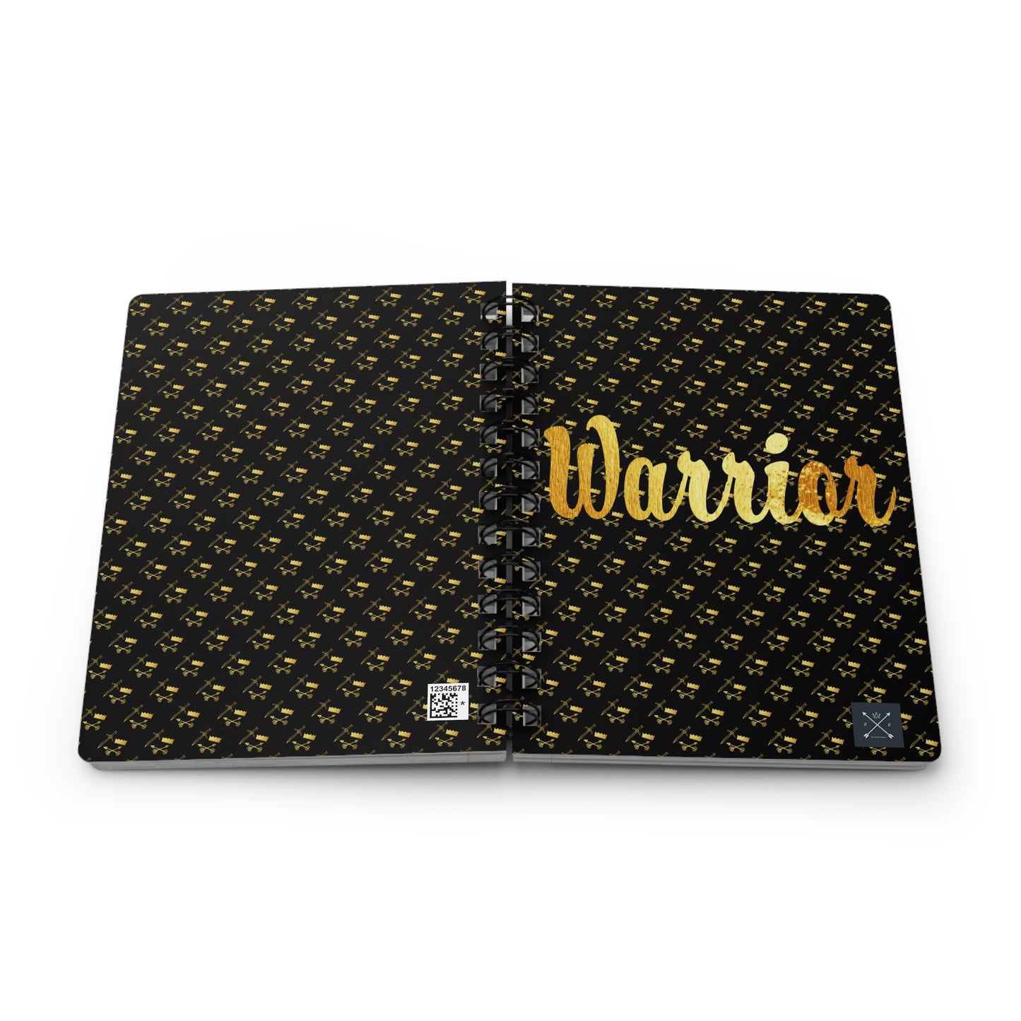 Gold and Bold Warrior - Spiral Notebook - Ruled Line