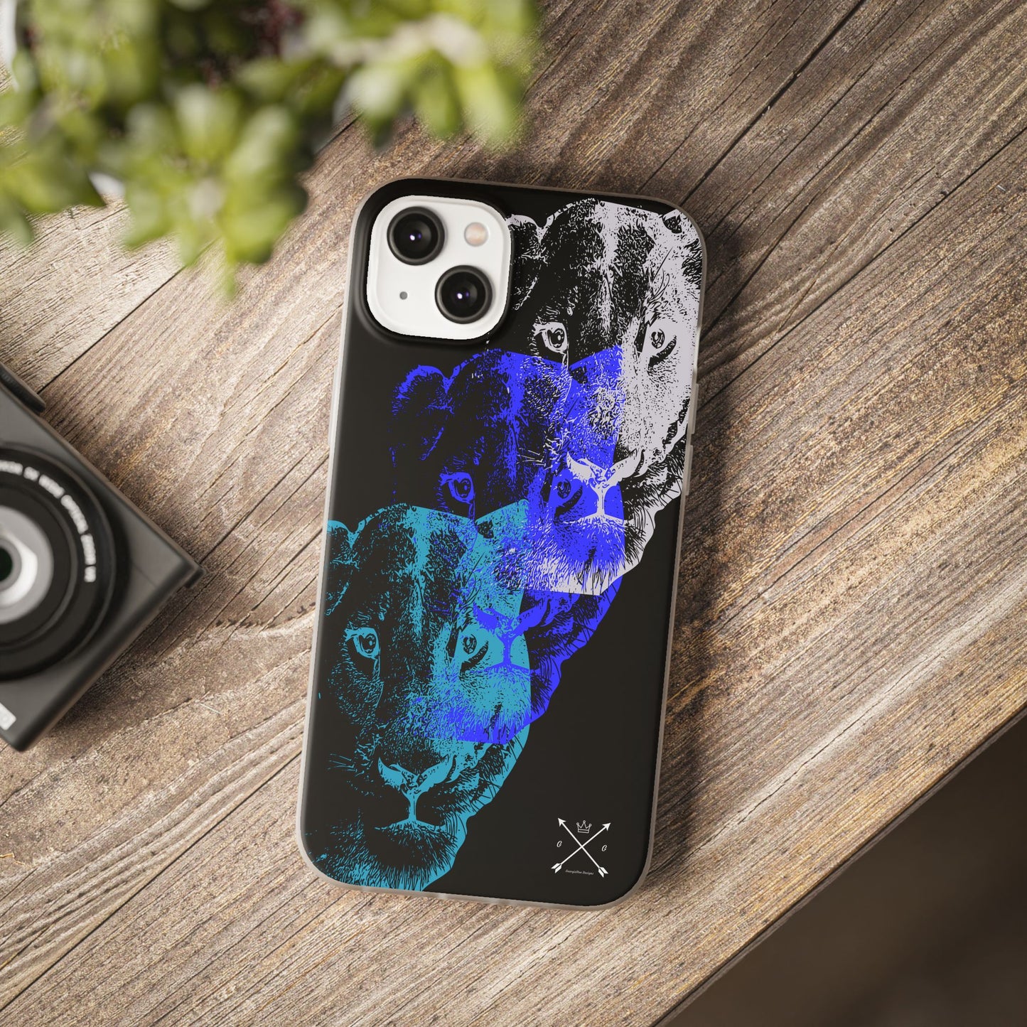 Lioness Arising (black/blue/silver) - Flexi Cases