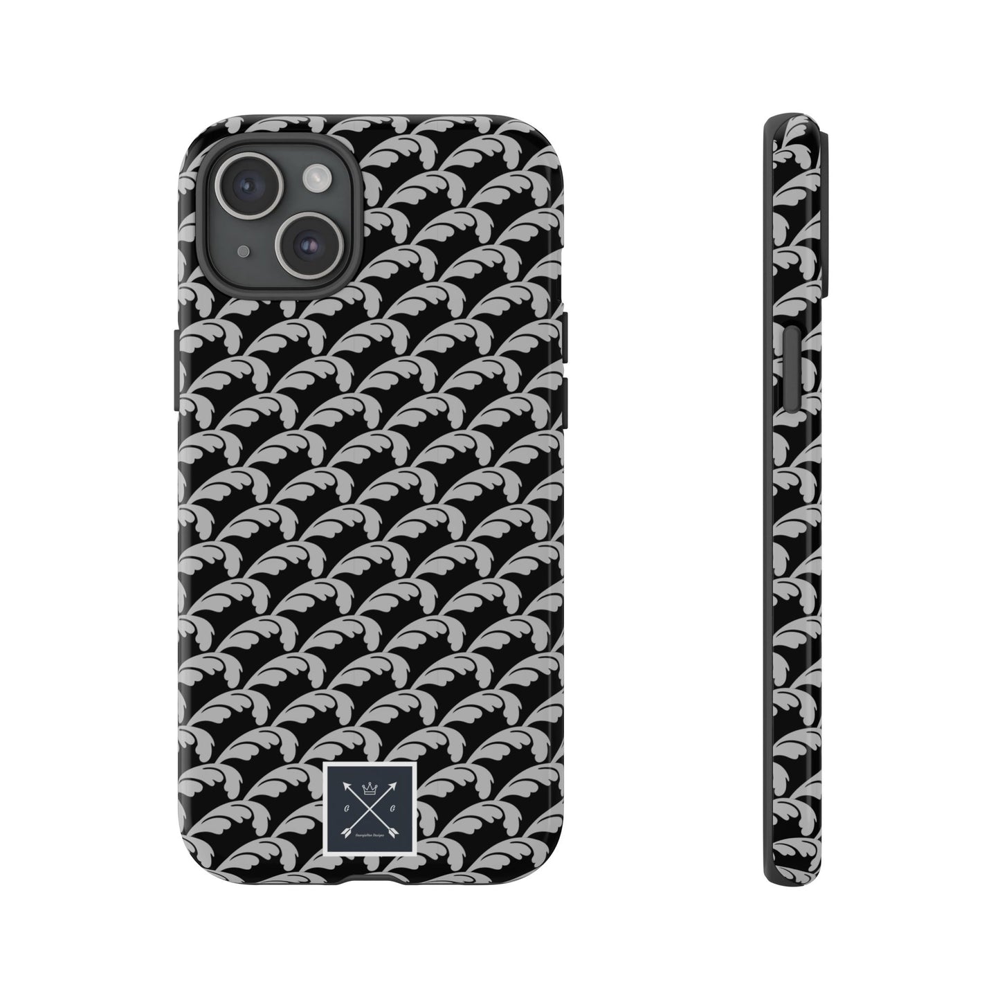 Beautiful Beloved One Flourish (black/silver) - Tough Phone Cases
