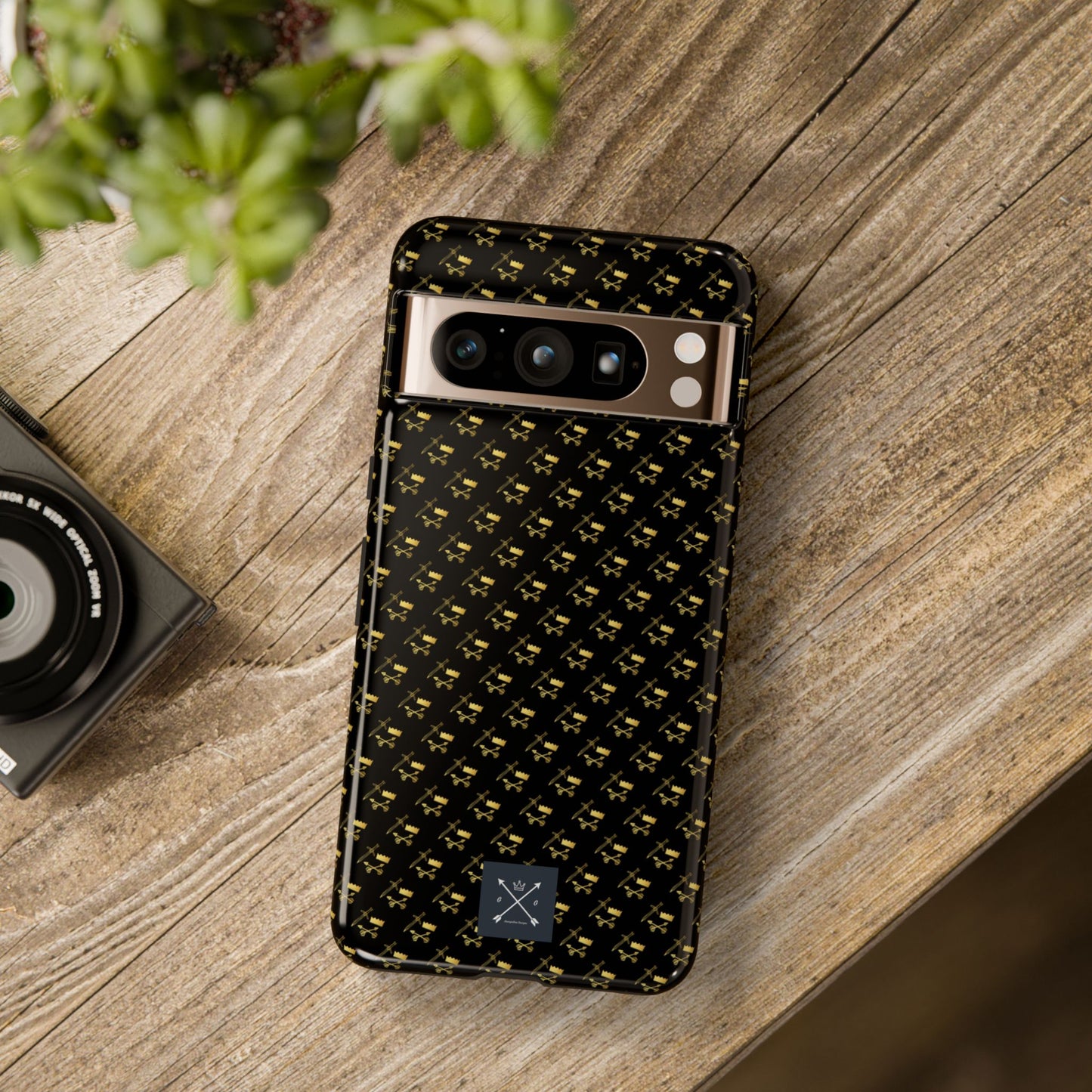 Gold and Bold Warrior Pattern - Tough Phone Cases