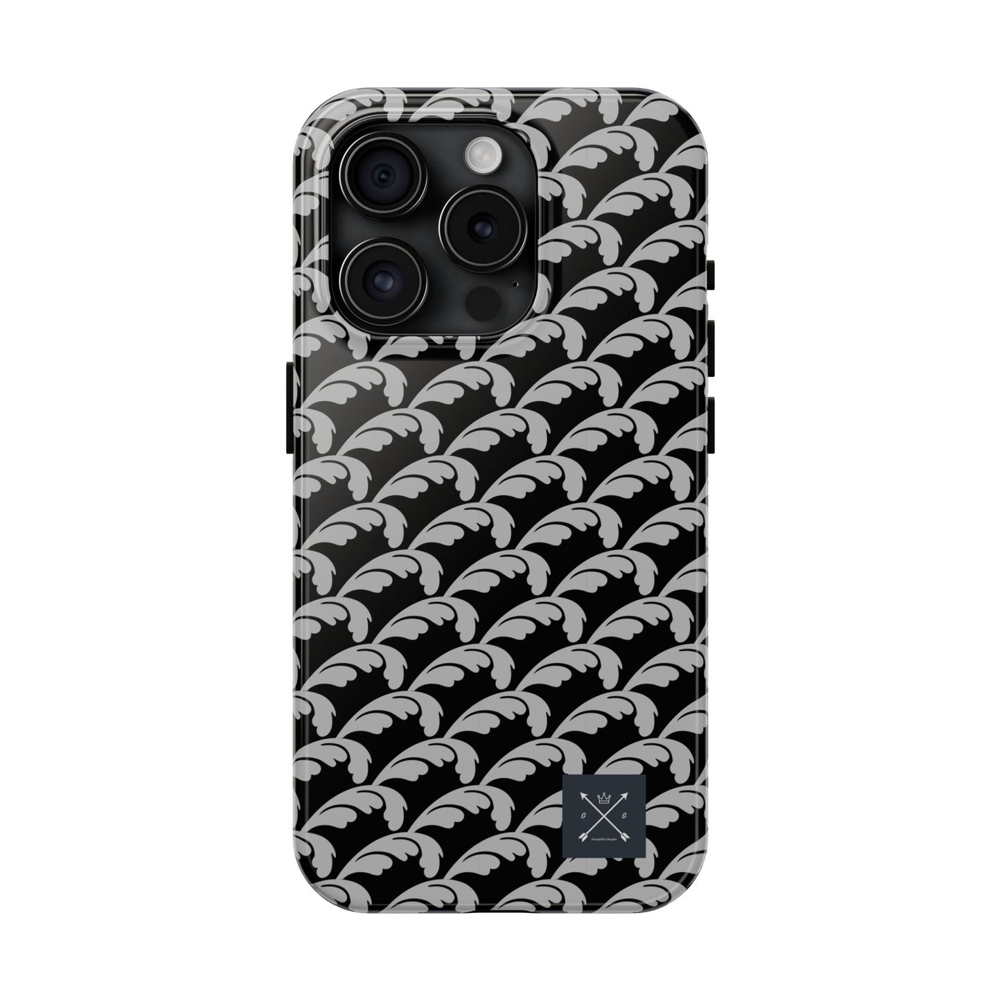 Beautiful Beloved One Flourish (silver/black) - Tough Phone Cases